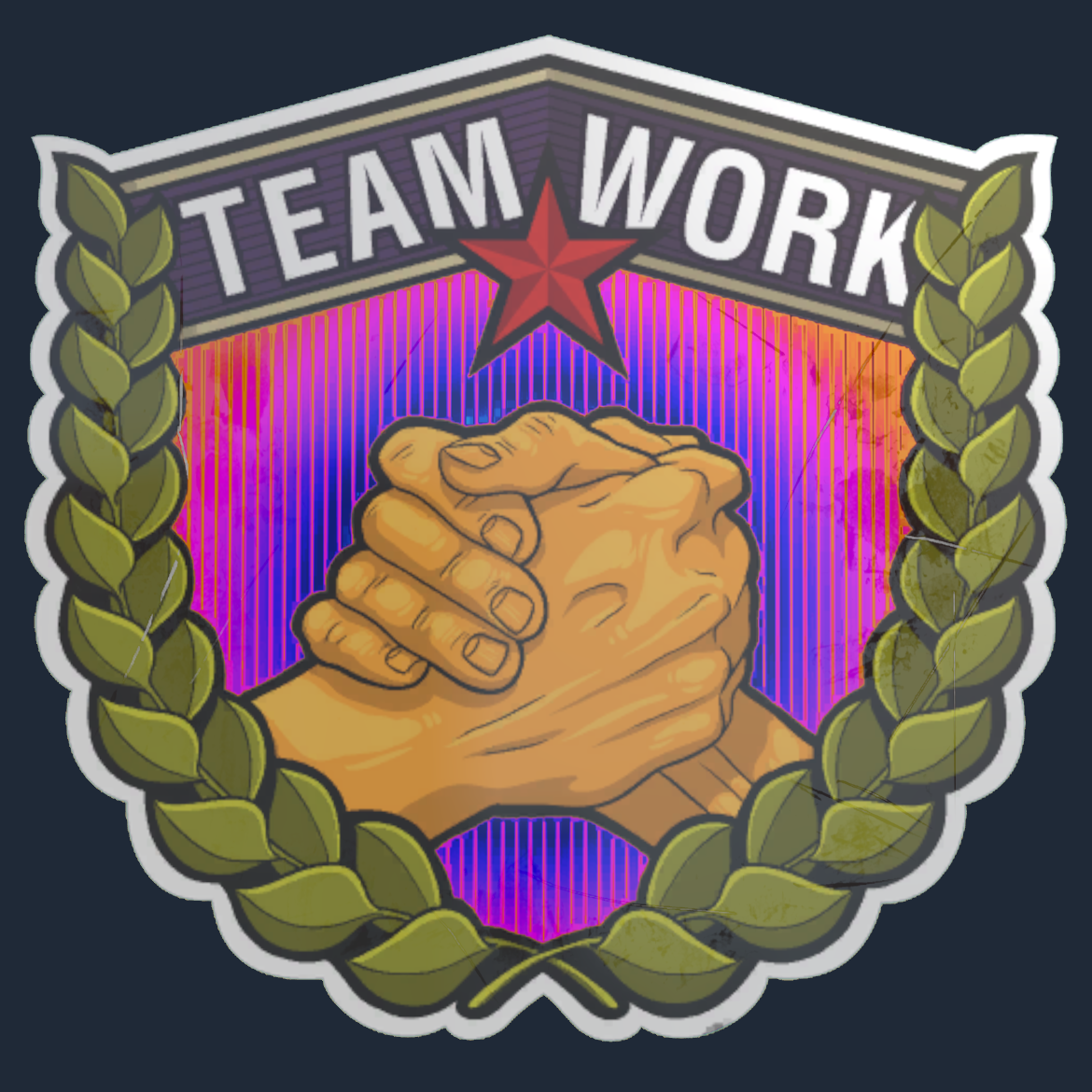 Sticker | Teamwork (Holo) Screenshot