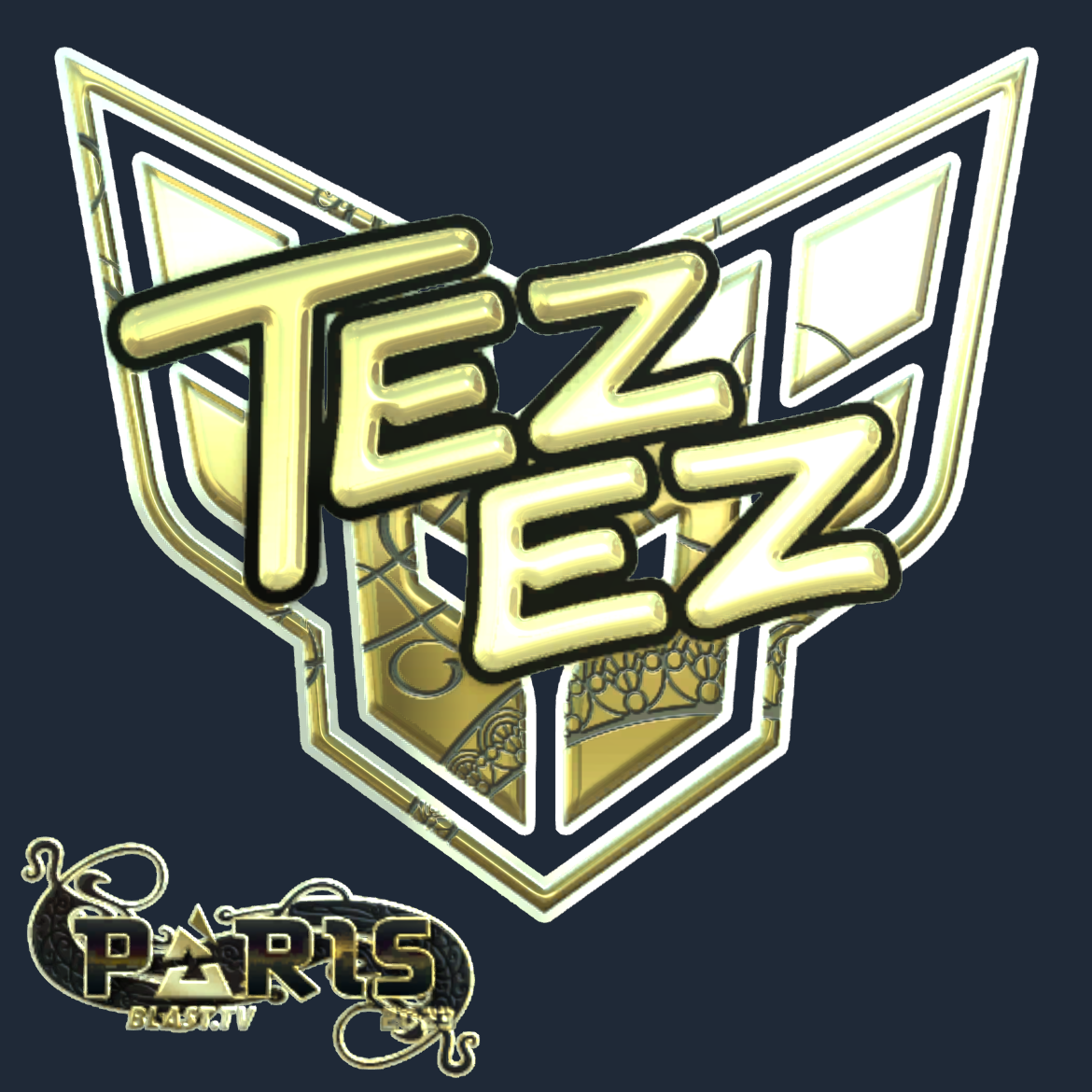 Sticker | TeSeS (Gold) | Paris 2023 Screenshot