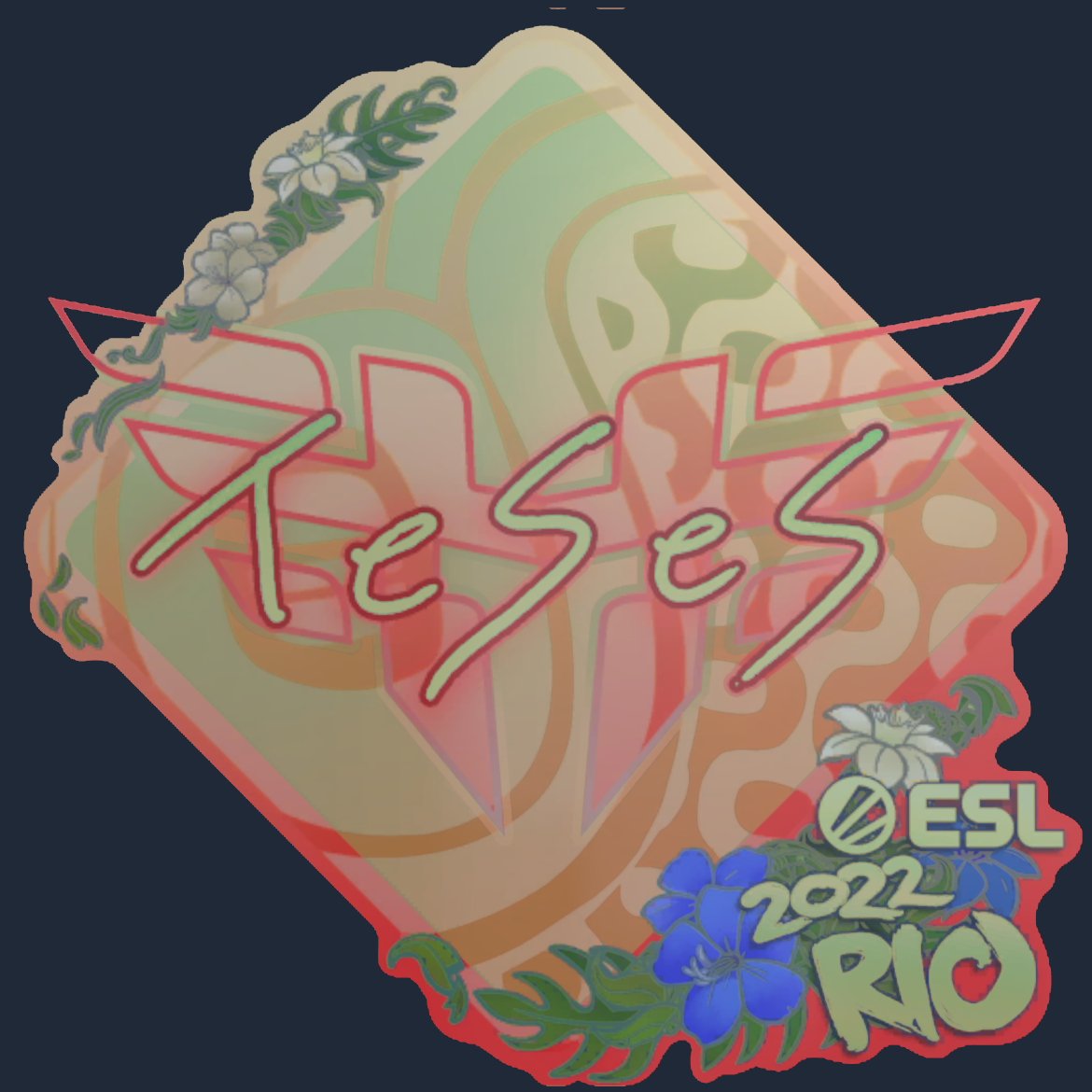 Sticker | TeSeS (Holo) | Rio 2022 Screenshot