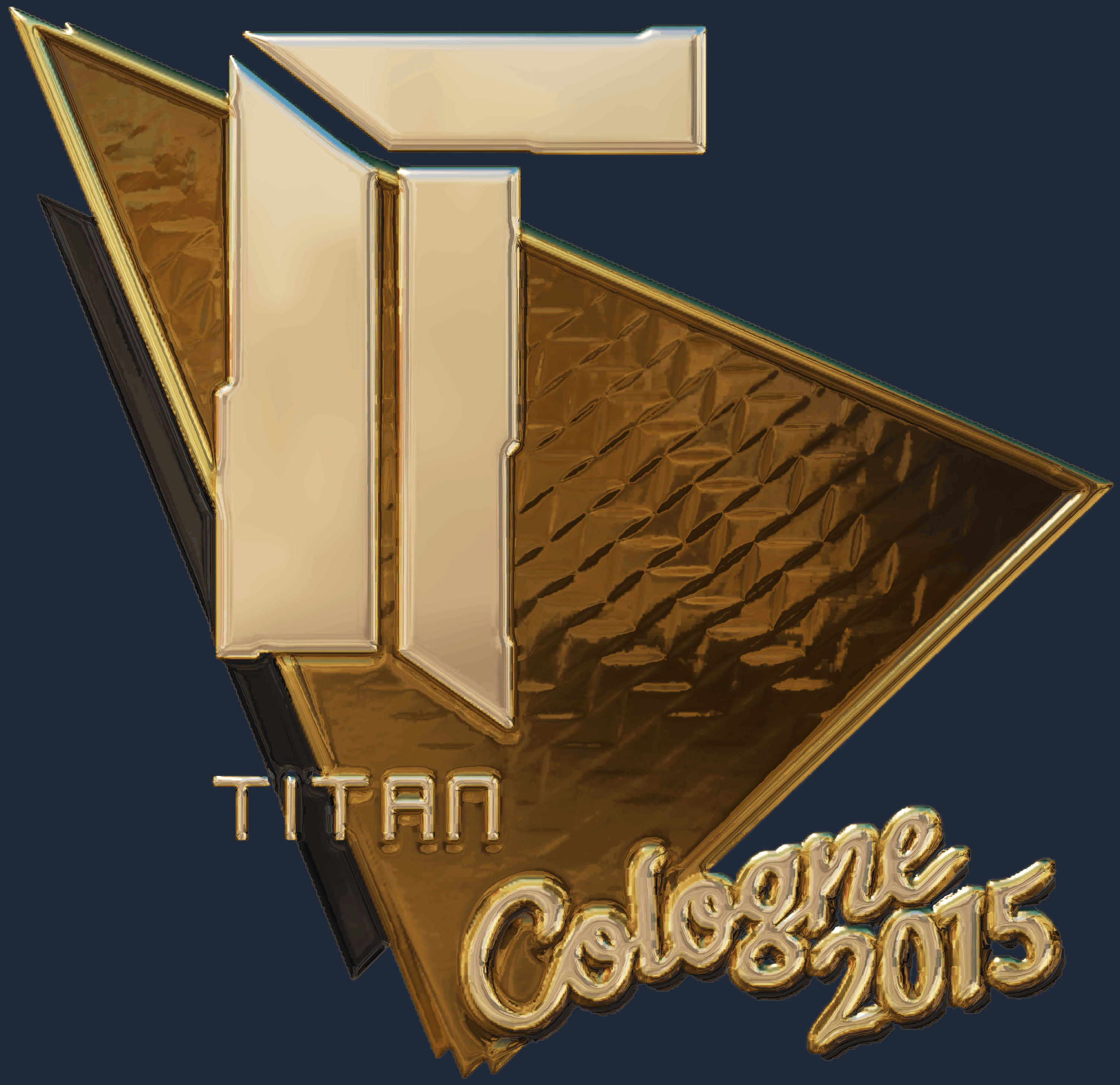 Sticker | Titan (Gold) | Cologne 2015 Screenshot