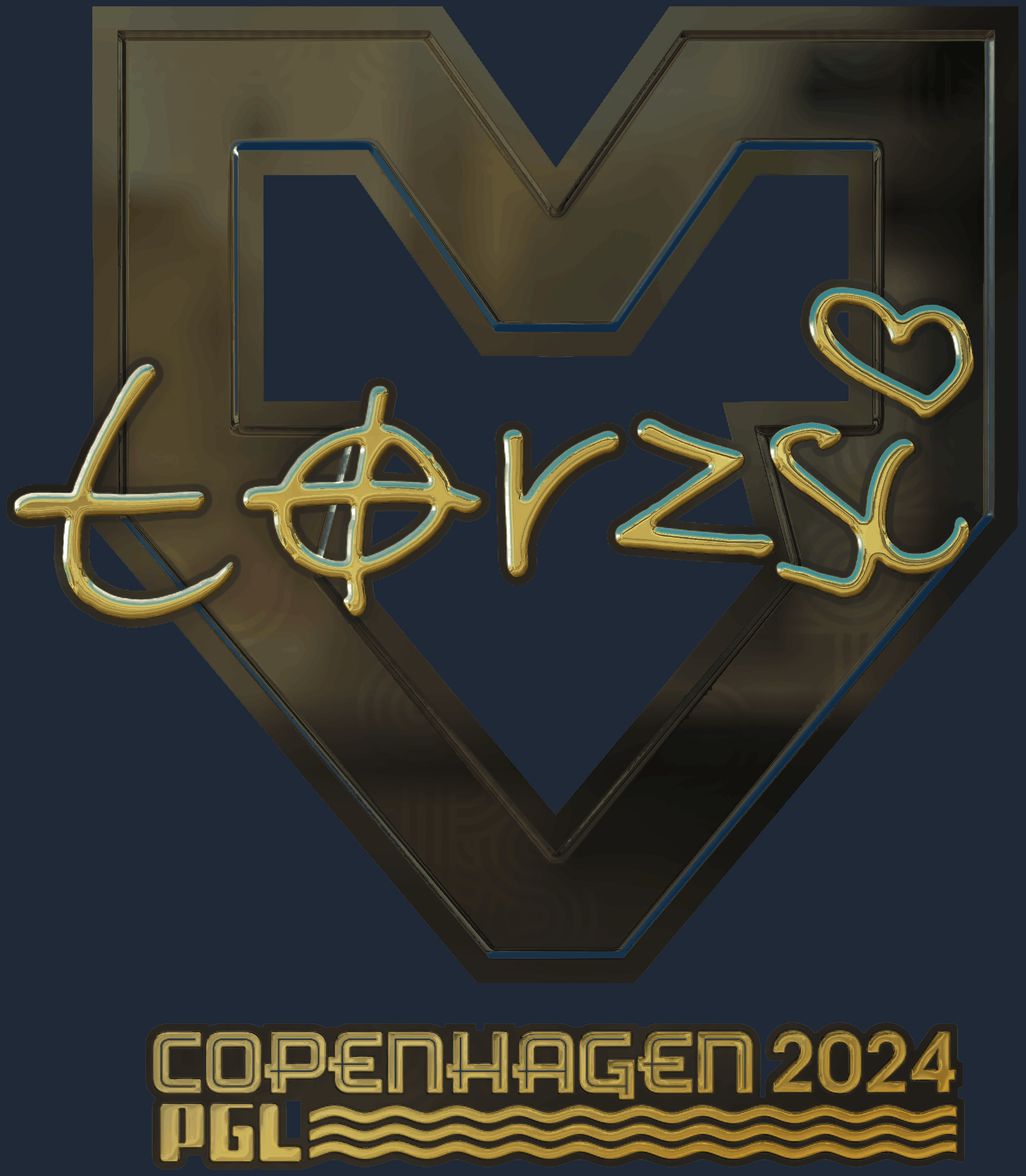 Sticker | torzsi (Gold) | Copenhagen 2024 Screenshot