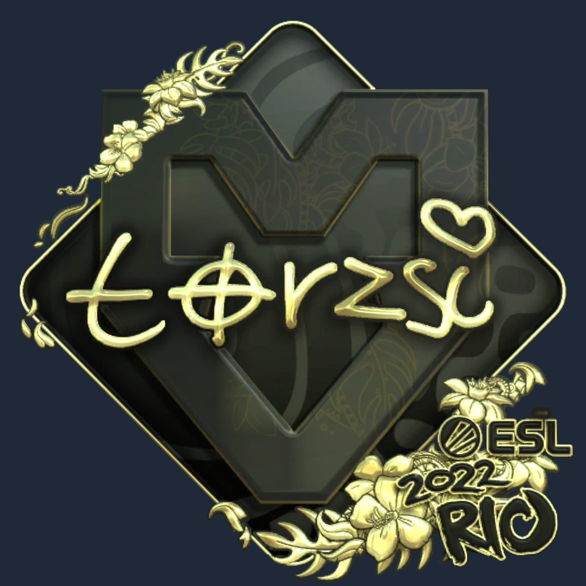 Sticker | torzsi (Gold) | Rio 2022 Screenshot