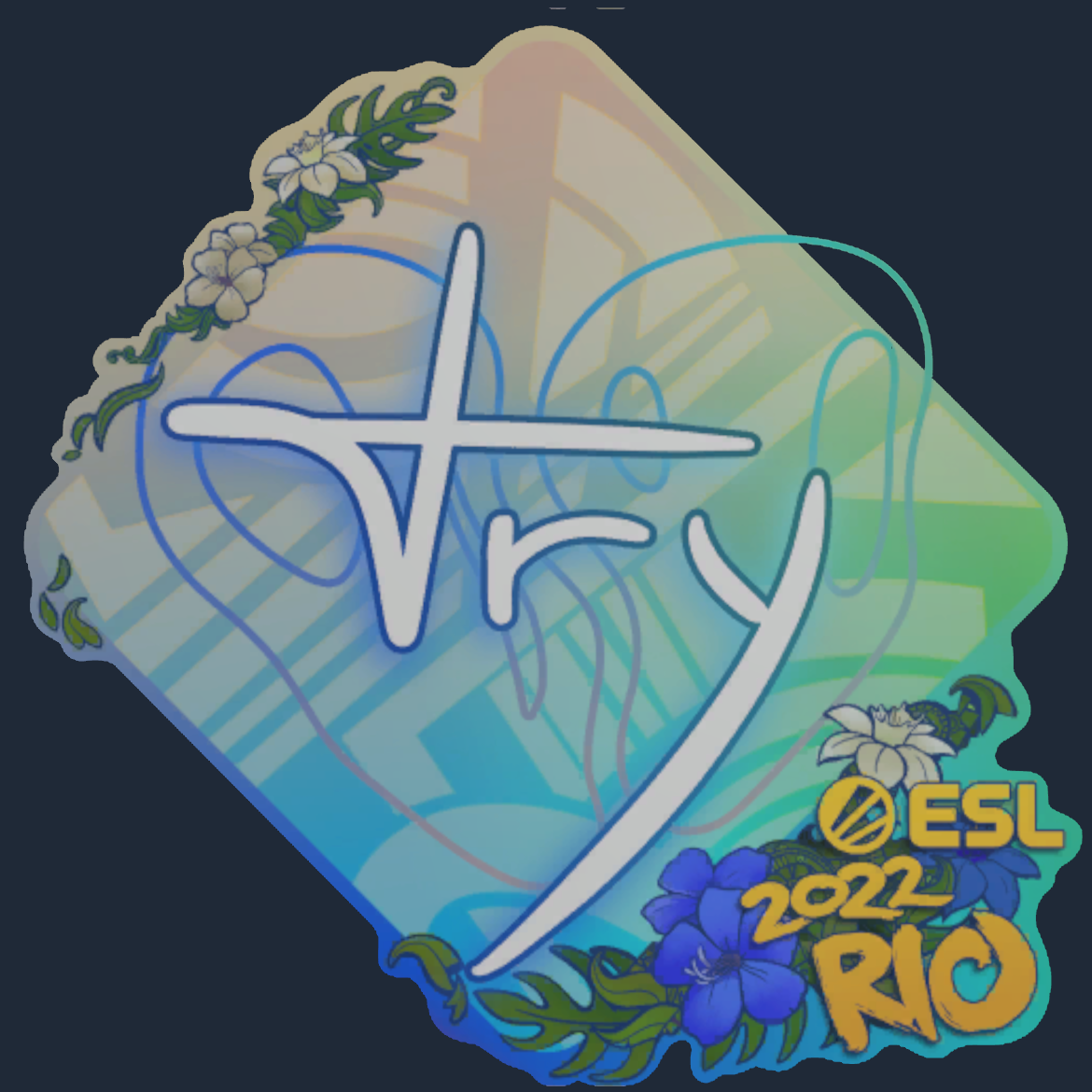 Sticker | TRY | Rio 2022 Screenshot