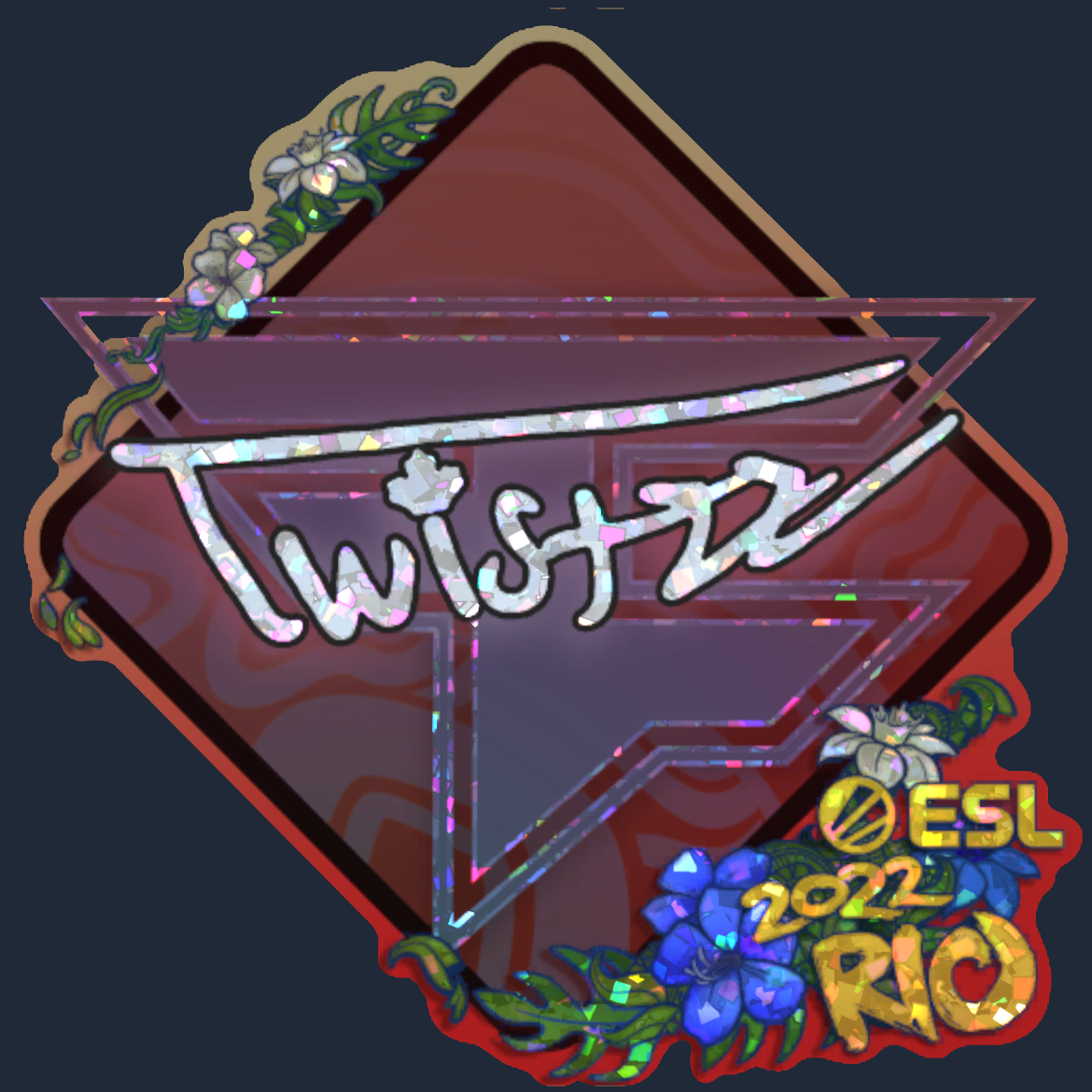 Sticker | Twistzz (Glitter) | Rio 2022 Screenshot