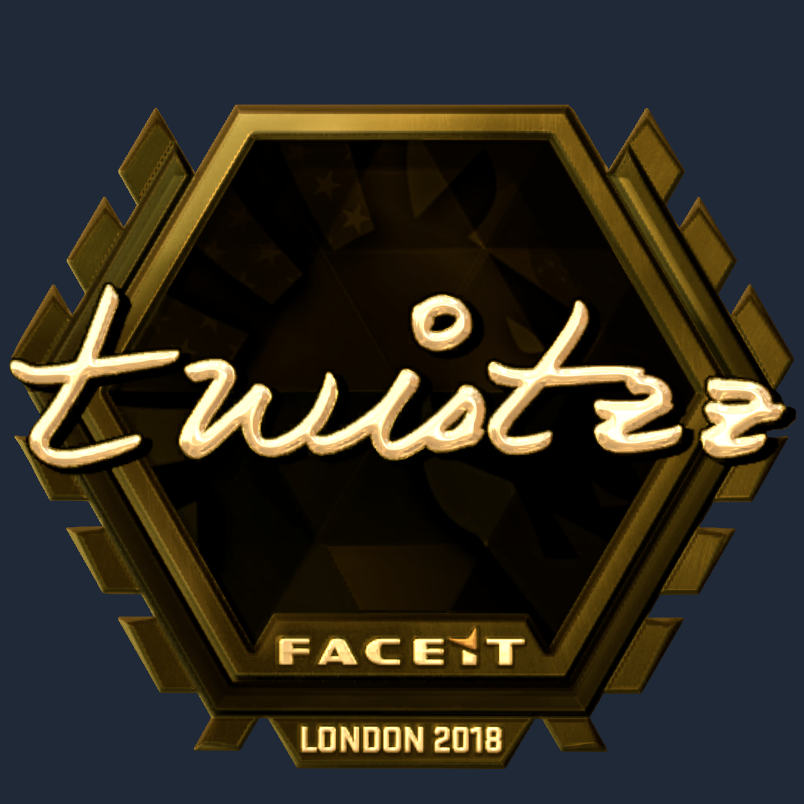 Sticker | Twistzz (Gold) | London 2018 Screenshot