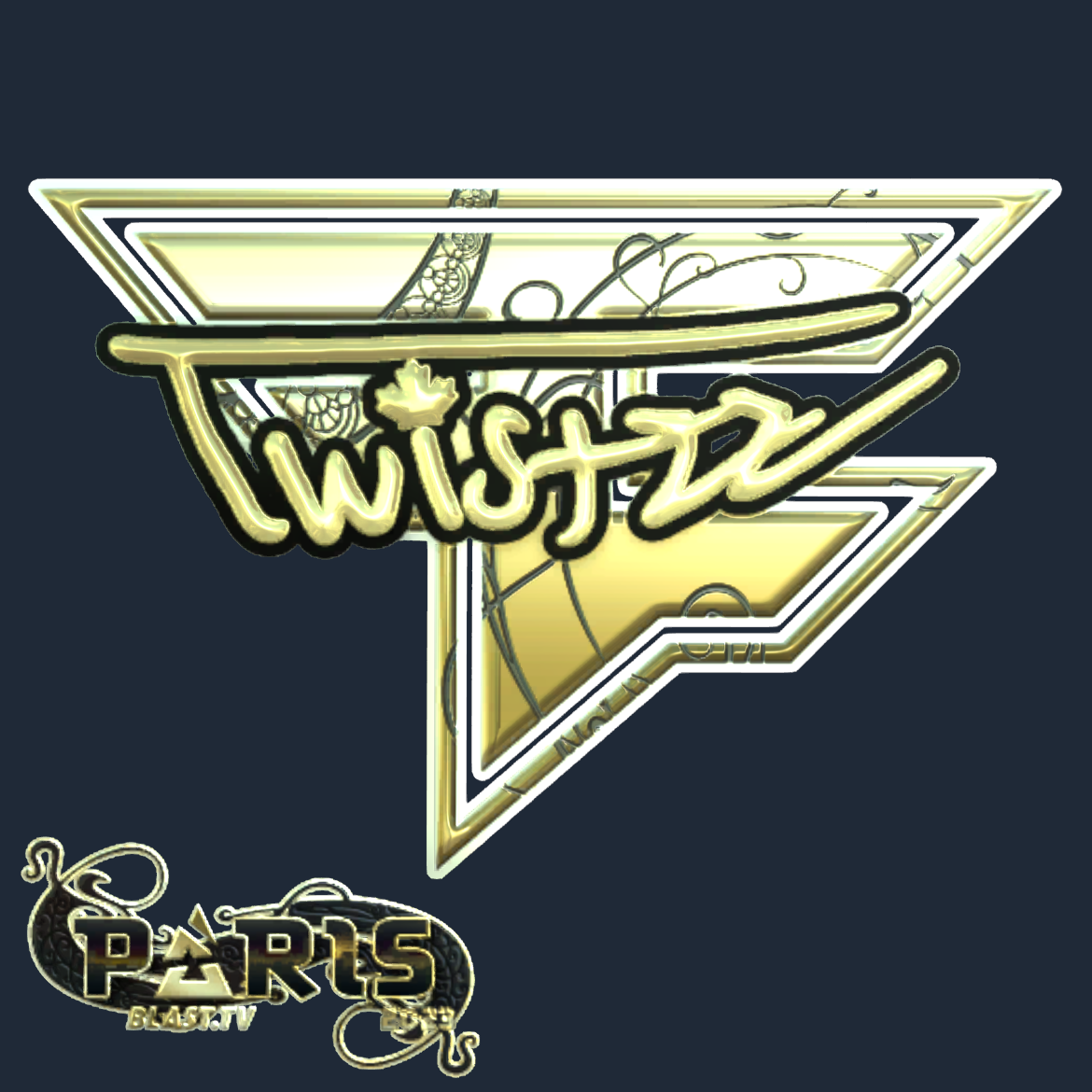 Sticker | Twistzz (Gold) | Paris 2023 Screenshot
