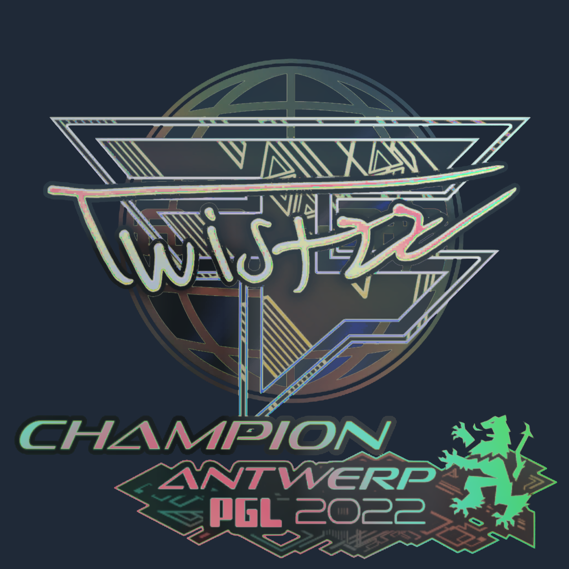 Sticker | Twistzz (Holo, Champion) | Antwerp 2022 Screenshot