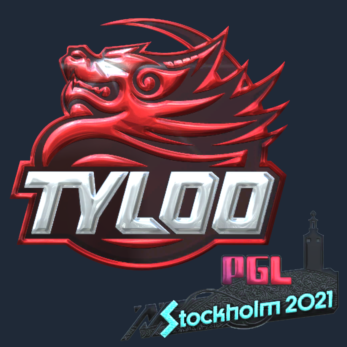 Sticker | Tyloo (Foil) | Stockholm 2021 Screenshot