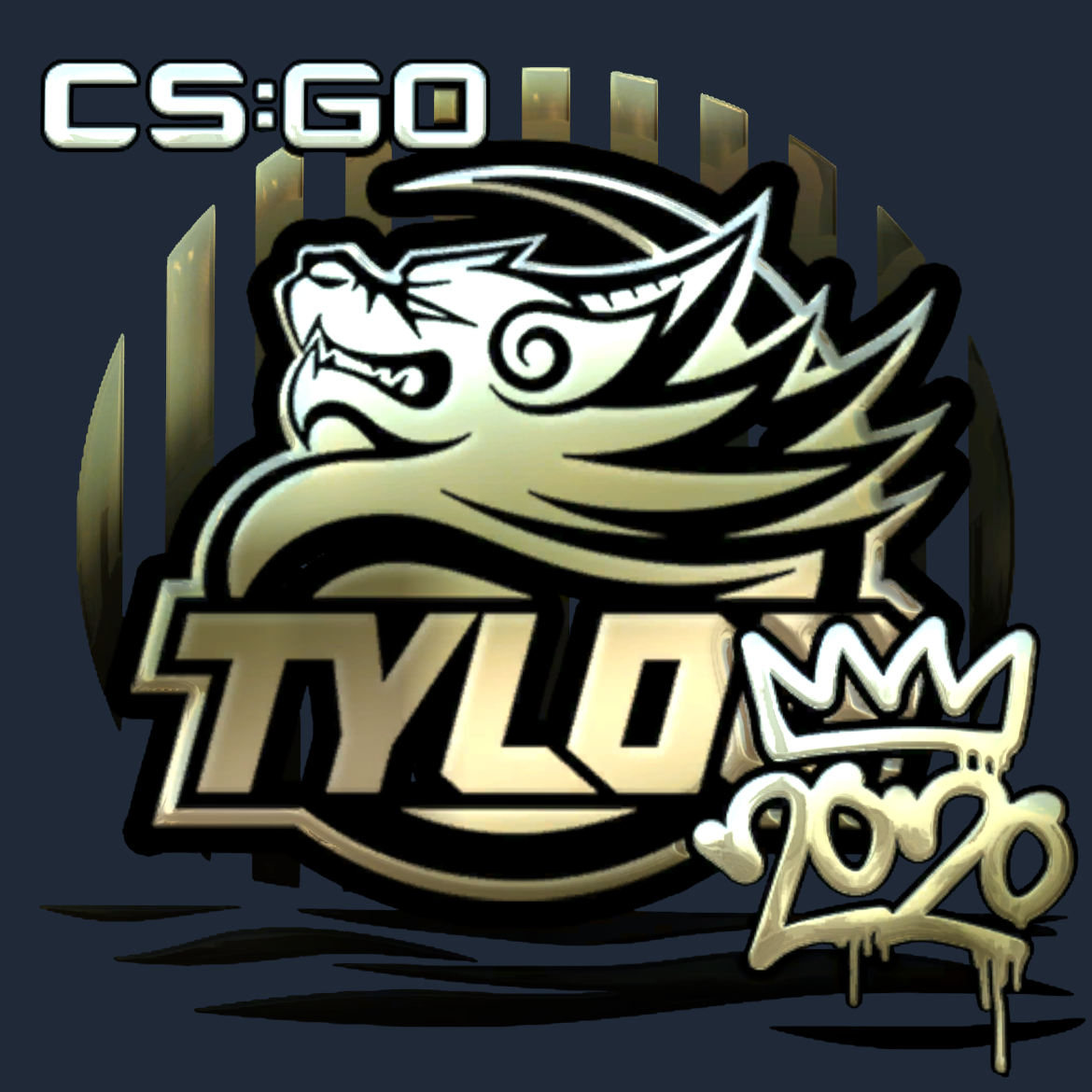 Sticker | TYLOO (Gold) | 2020 RMR Screenshot