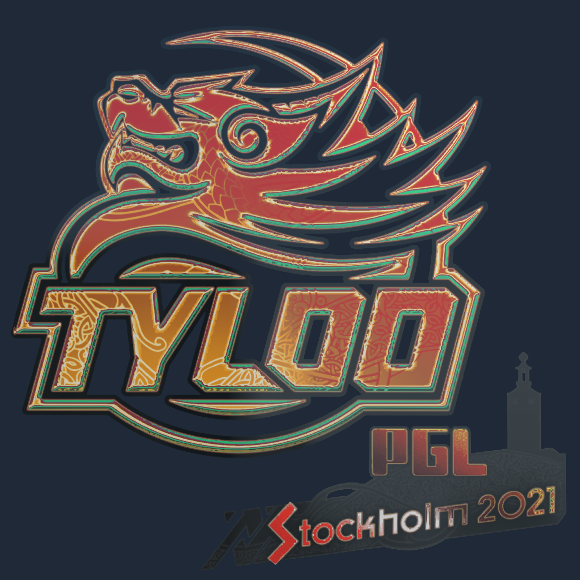 Sticker | Tyloo (Holo) | Stockholm 2021 Screenshot