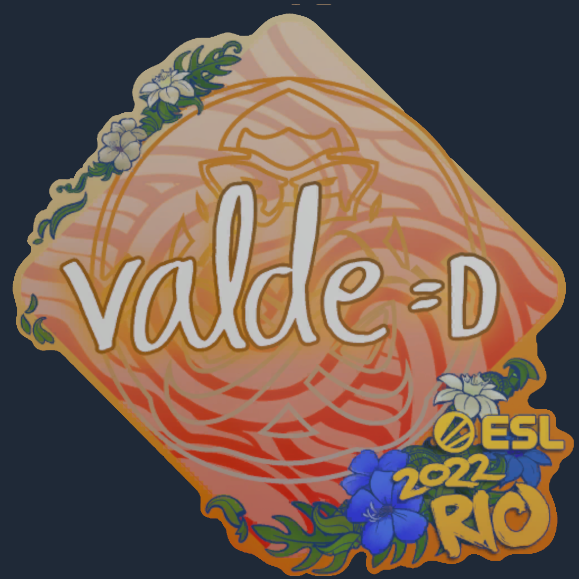 Sticker | v4lde | Rio 2022 Screenshot