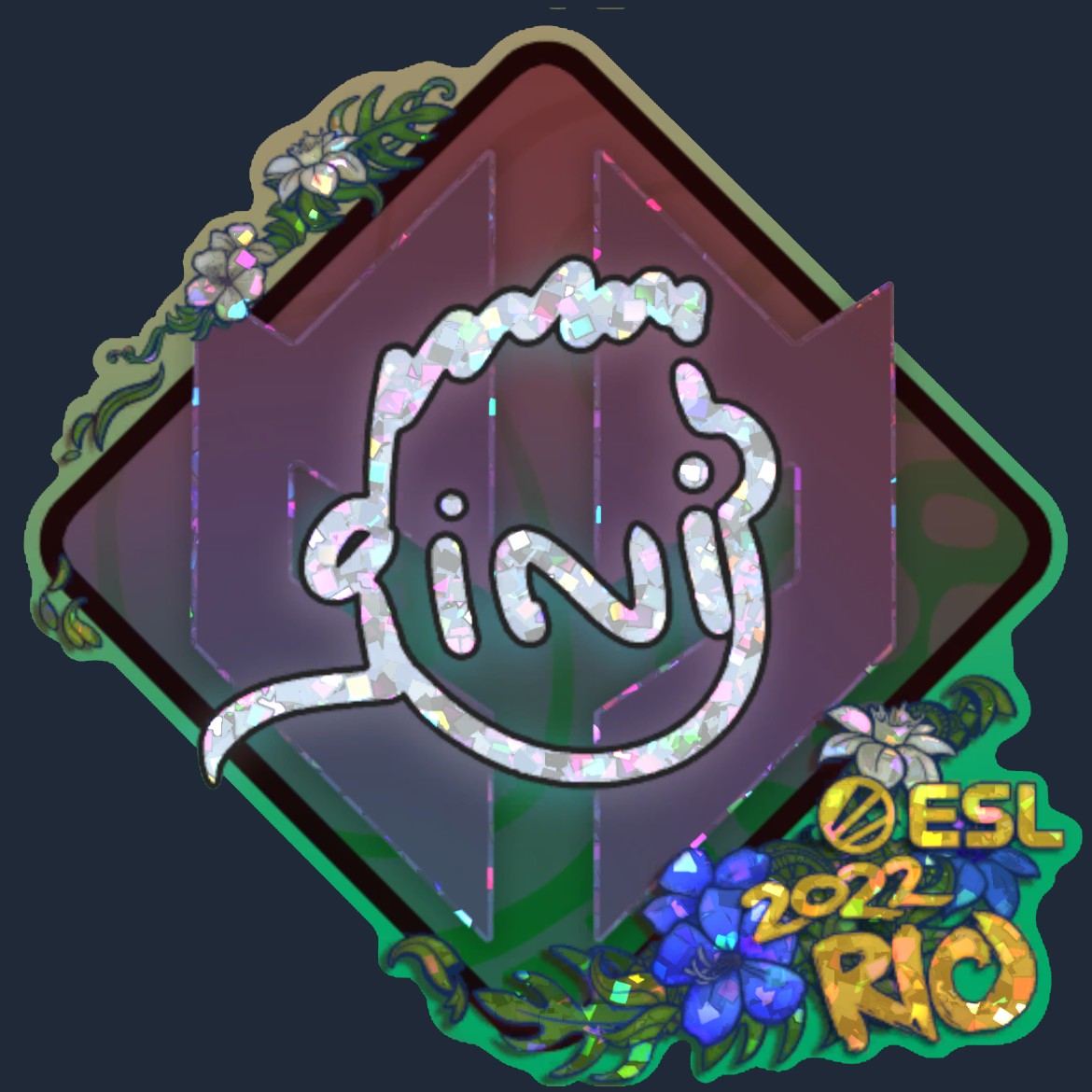 Sticker | VINI (Glitter) | Rio 2022 Screenshot
