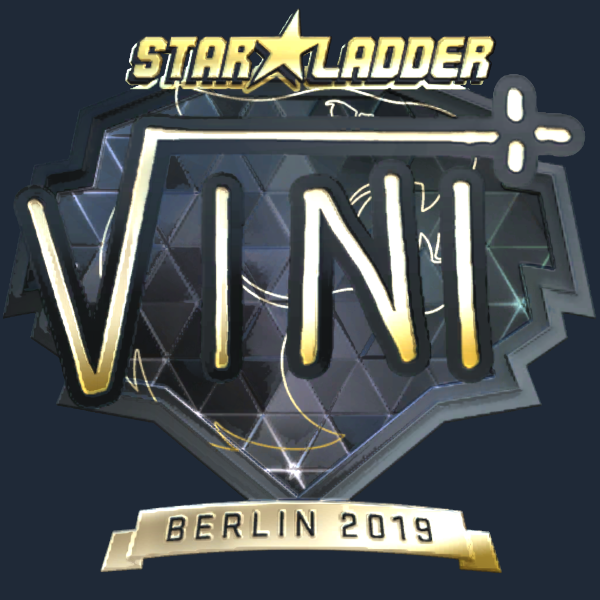 Sticker | VINI (Gold) | Berlin 2019 Screenshot