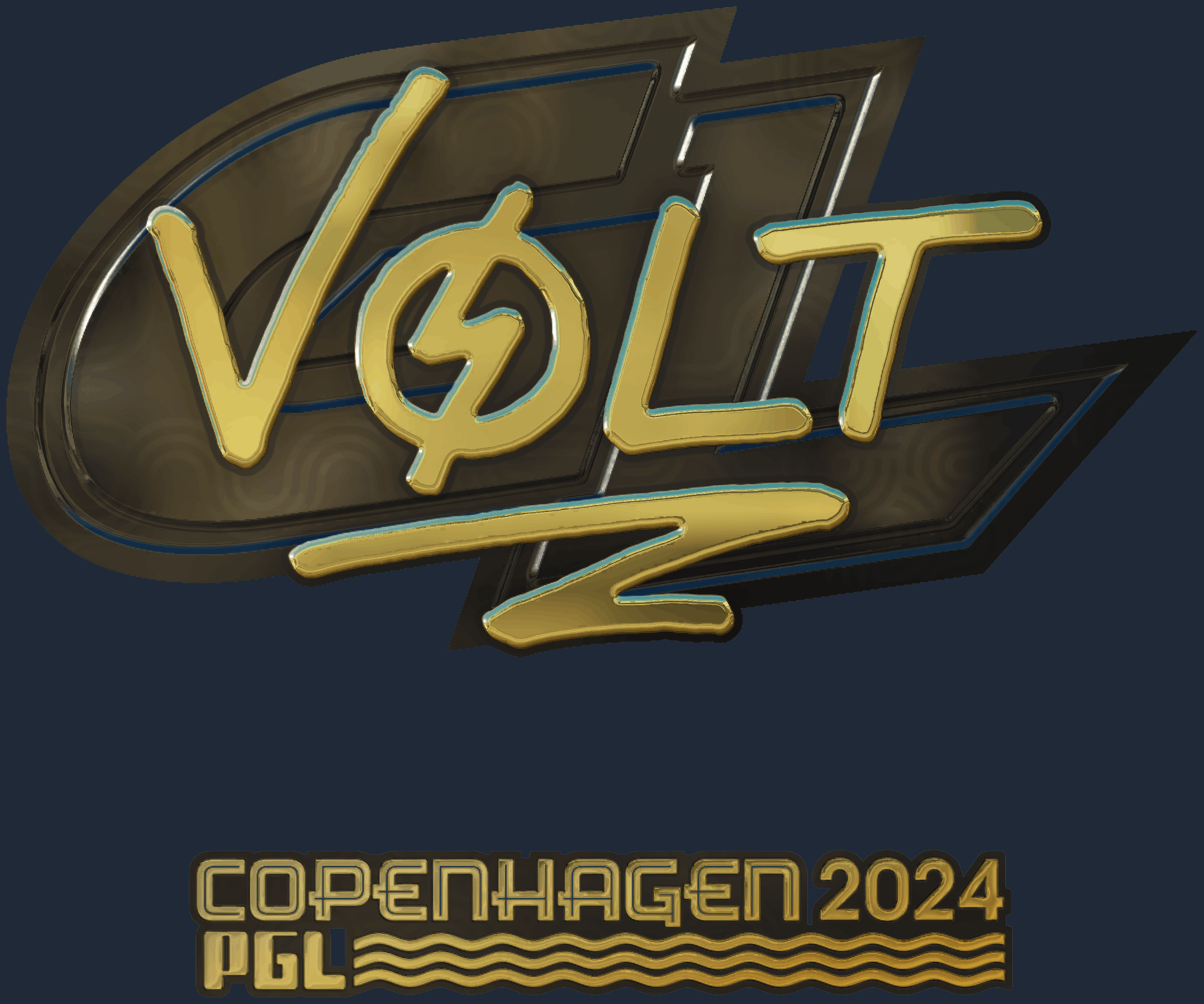 Sticker | volt (Gold) | Copenhagen 2024 Screenshot