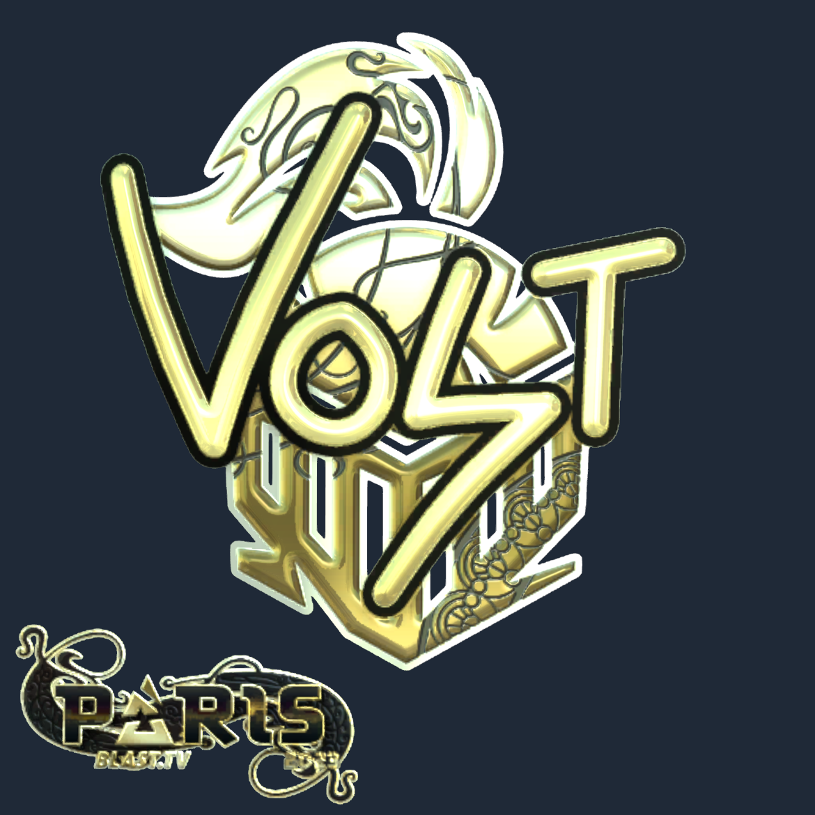 Sticker | volt (Gold) | Paris 2023 Screenshot