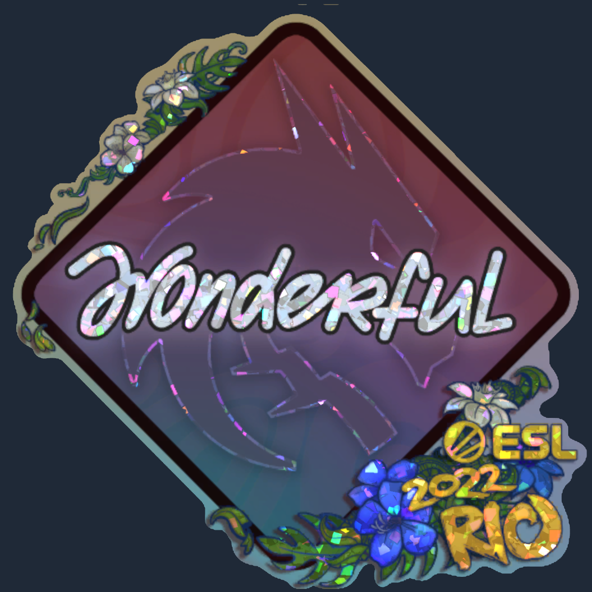 Sticker | w0nderful (Glitter) | Rio 2022 Screenshot