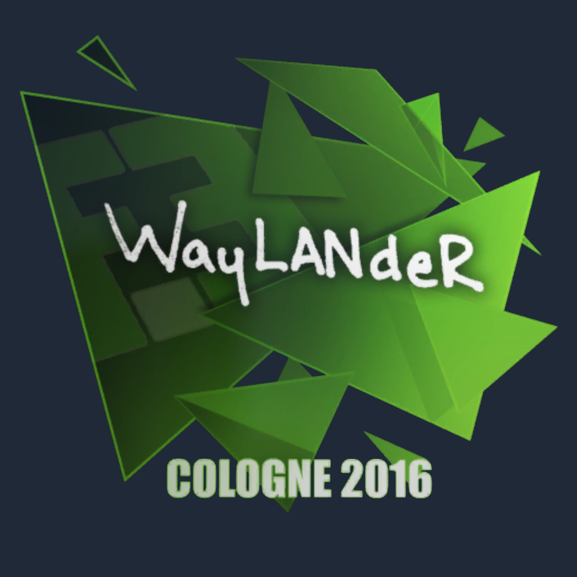 Sticker | wayLander | Cologne 2016 Screenshot