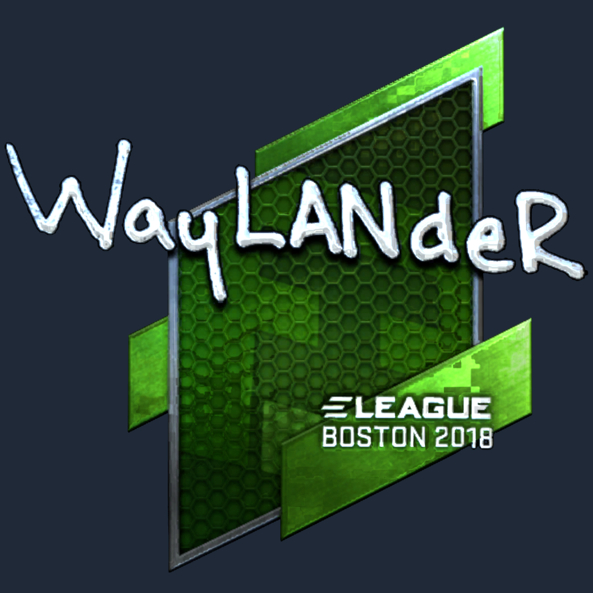 Sticker | wayLander (Foil) | Boston 2018 Screenshot