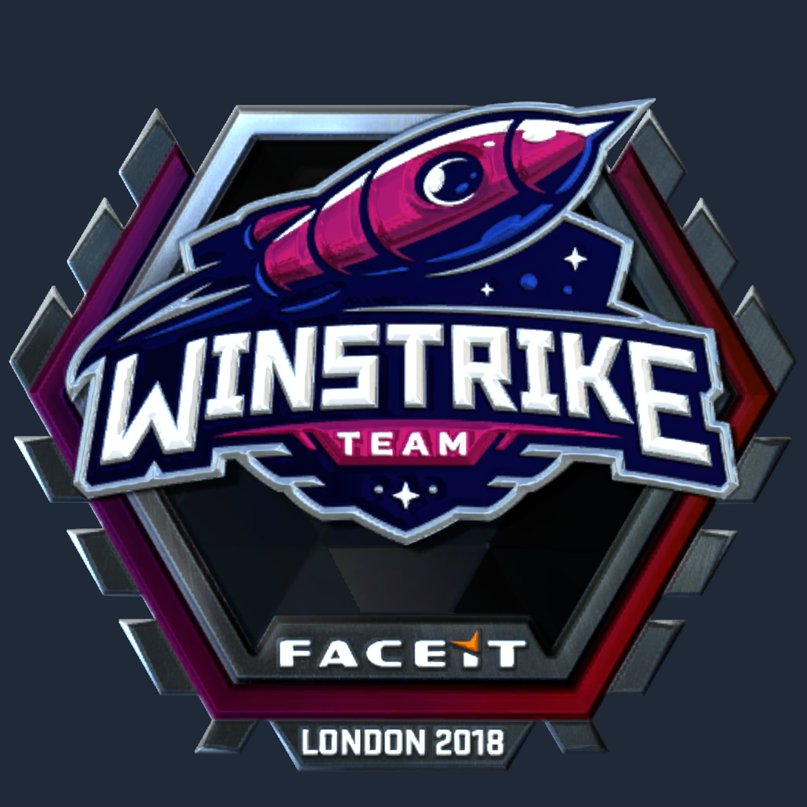 Sticker | Winstrike Team (Foil) | London 2018 Screenshot