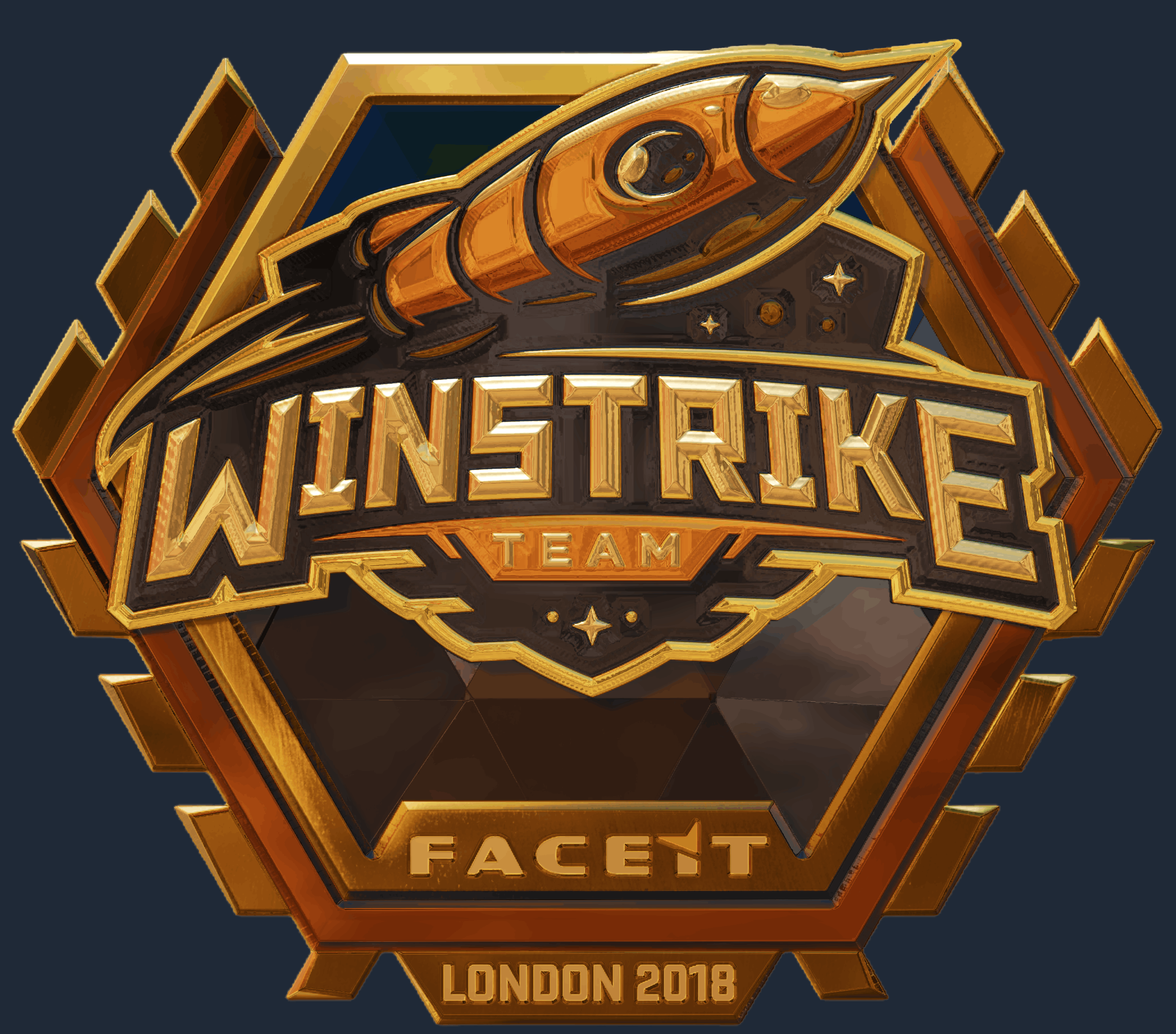 Sticker | Winstrike Team (Gold) | London 2018 Screenshot