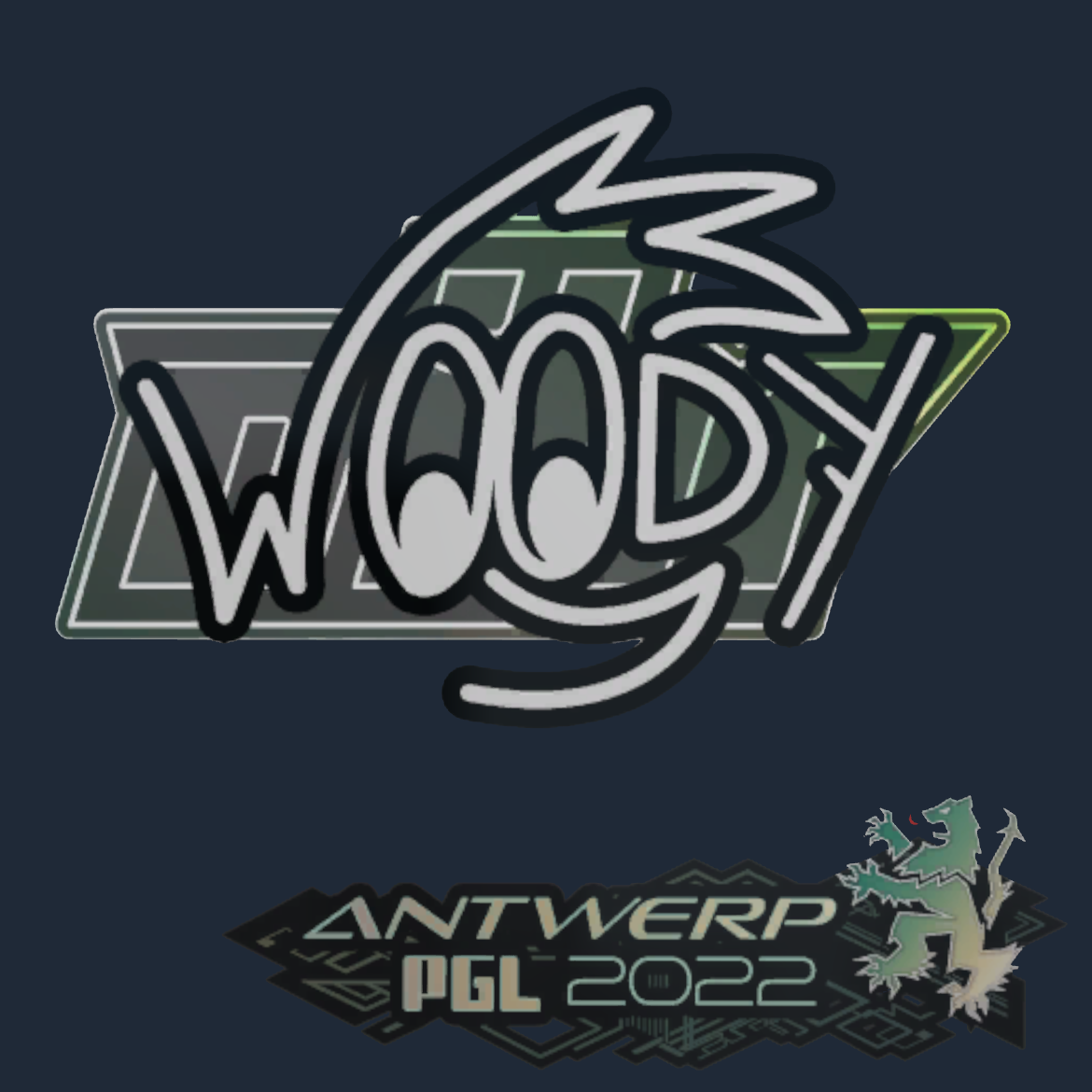 Sticker | WOOD7 | Antwerp 2022 Screenshot