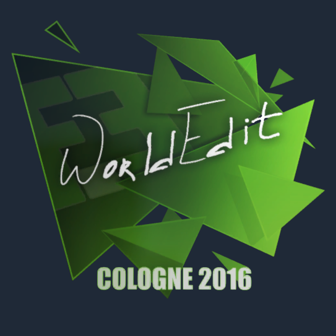 Sticker | WorldEdit | Cologne 2016 Screenshot