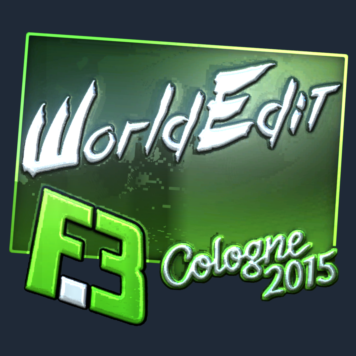 Sticker | WorldEdit (Foil) | Cologne 2015 Screenshot