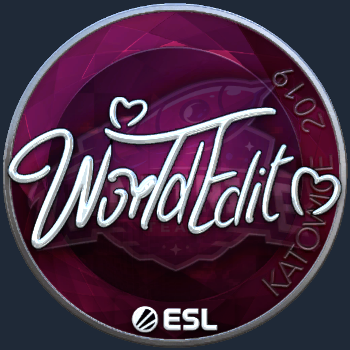 Sticker | WorldEdit (Foil) | Katowice 2019 Screenshot