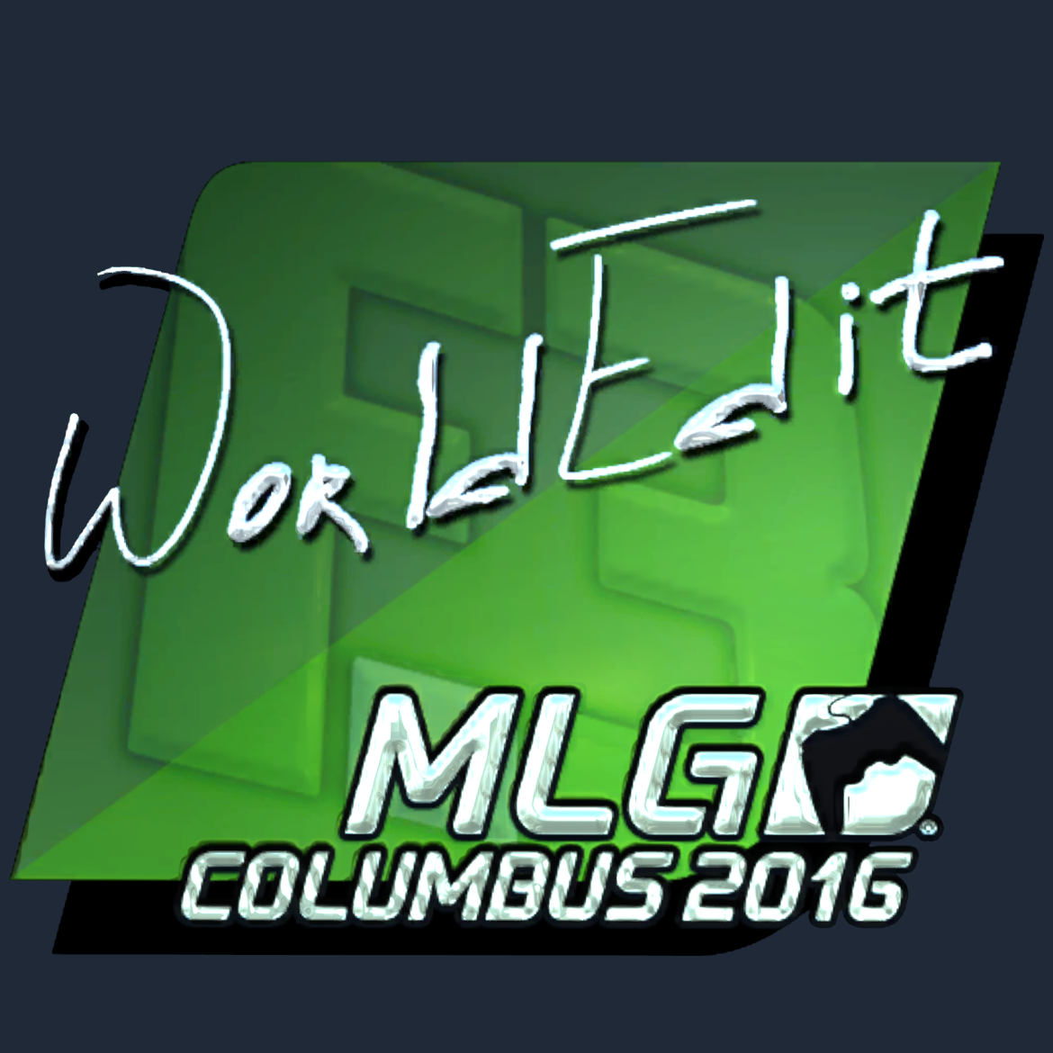 Sticker | WorldEdit (Foil) | MLG Columbus 2016 Screenshot