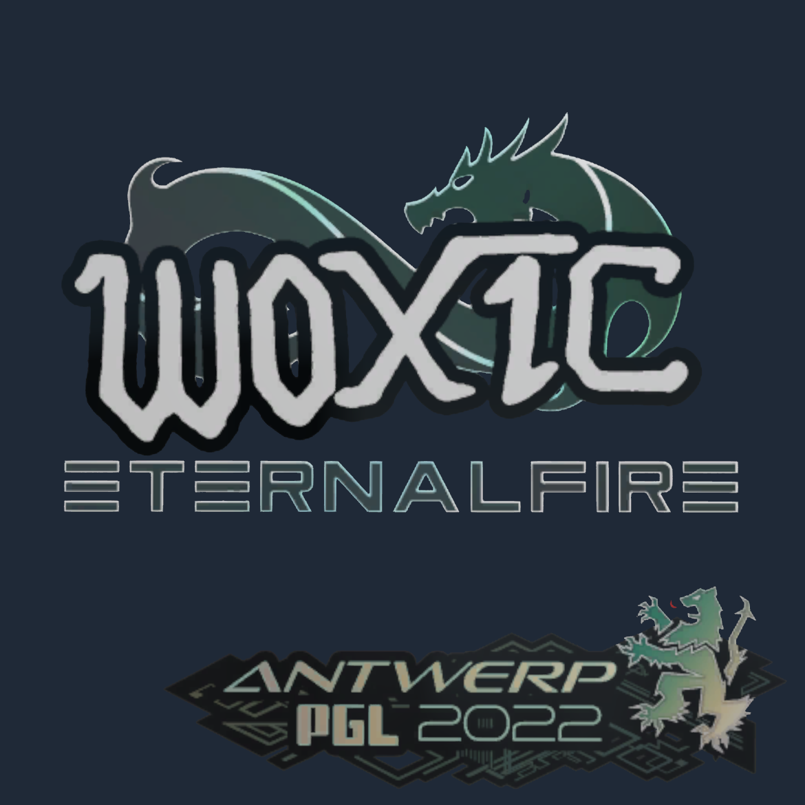 Sticker | woxic | Antwerp 2022 Screenshot