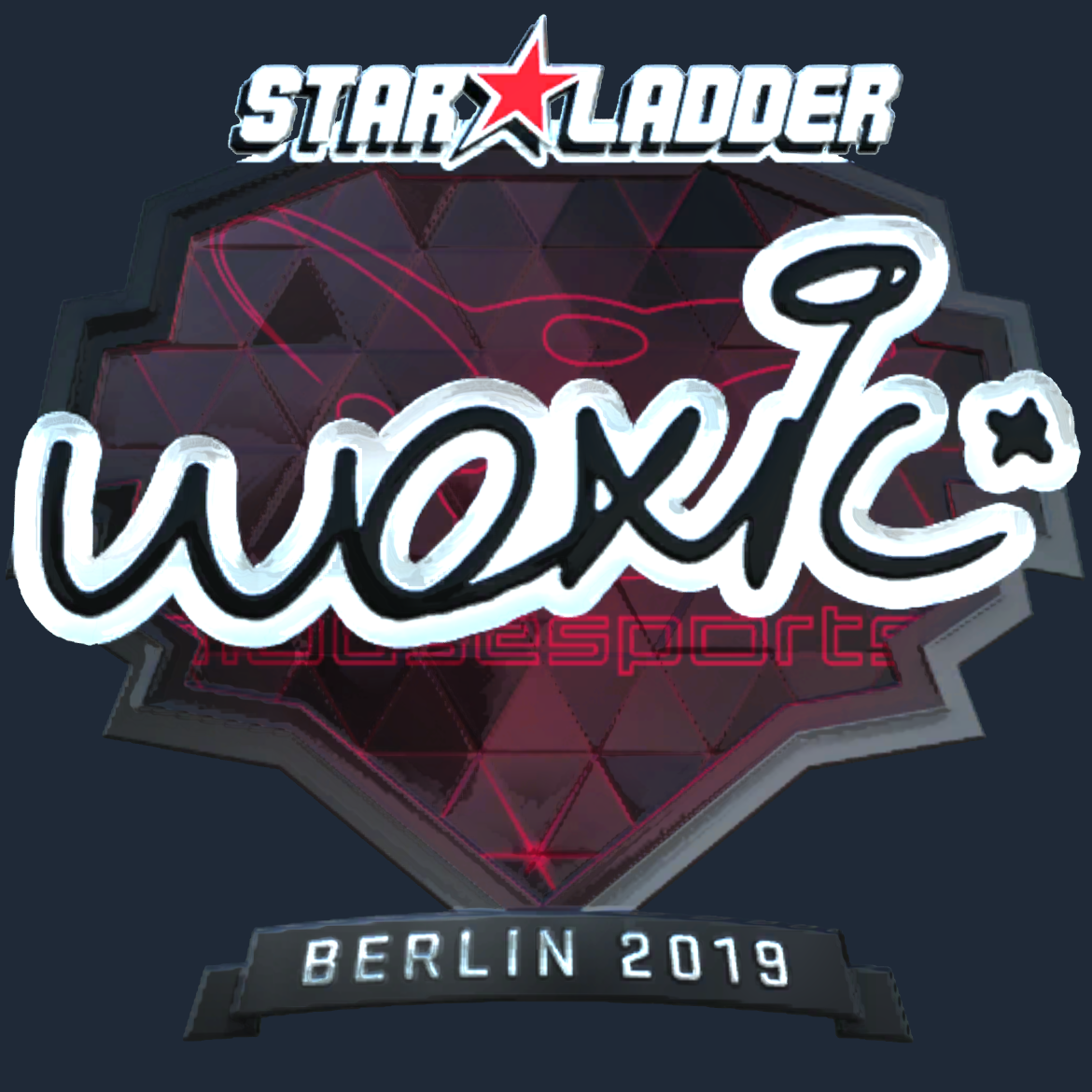 Sticker | woxic (Foil) | Berlin 2019 Screenshot