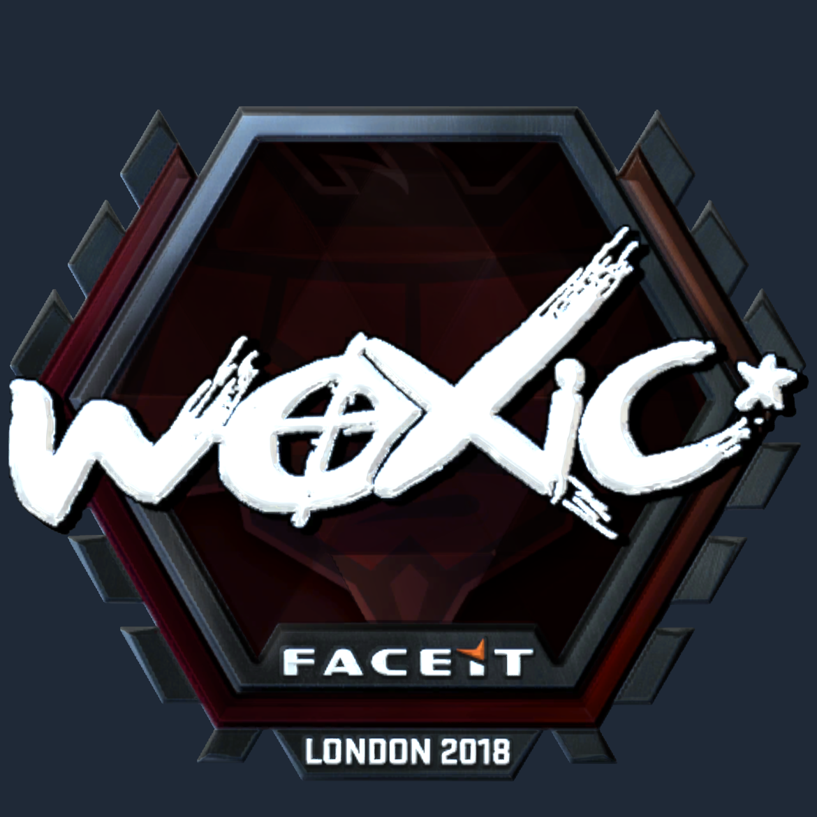 Sticker | woxic (Foil) | London 2018 Screenshot