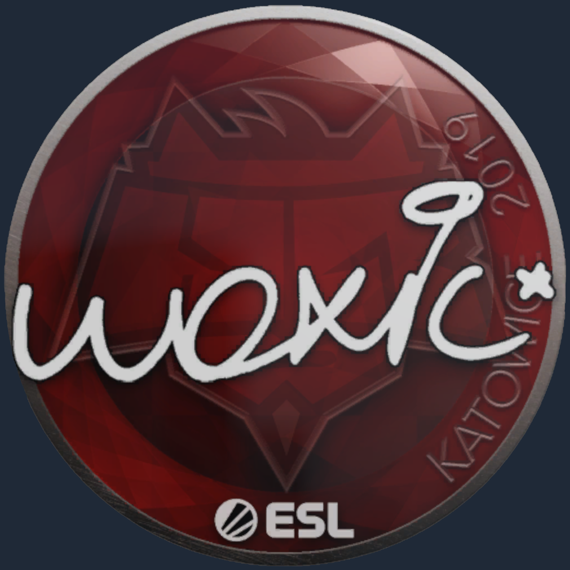 Sticker | woxic | Katowice 2019 Screenshot