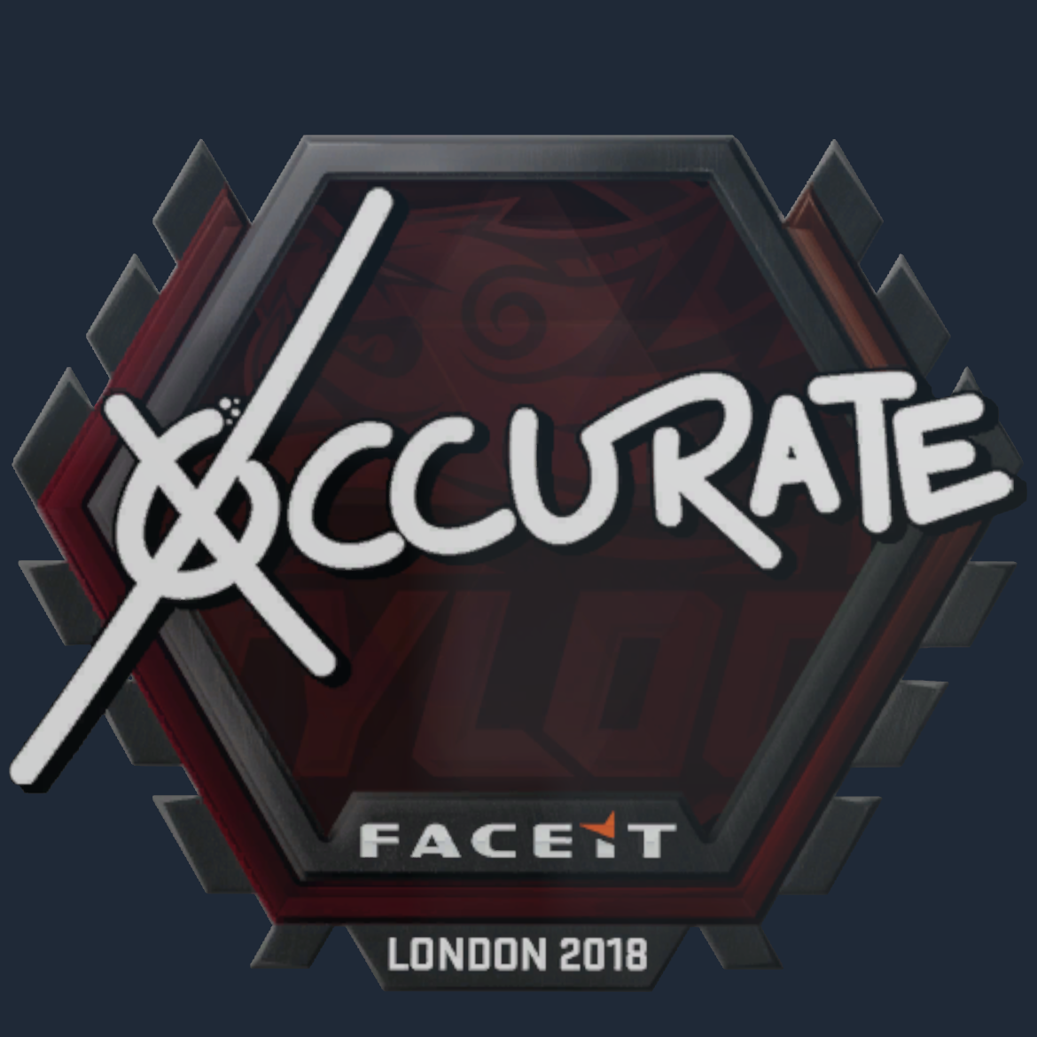 Sticker | xccurate | London 2018 Screenshot