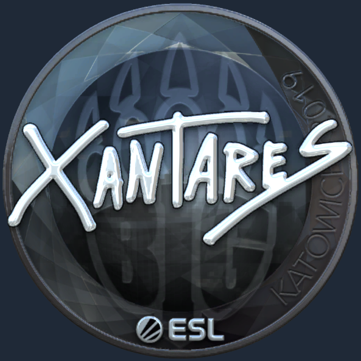 Sticker | XANTARES (Foil) | Katowice 2019 Screenshot
