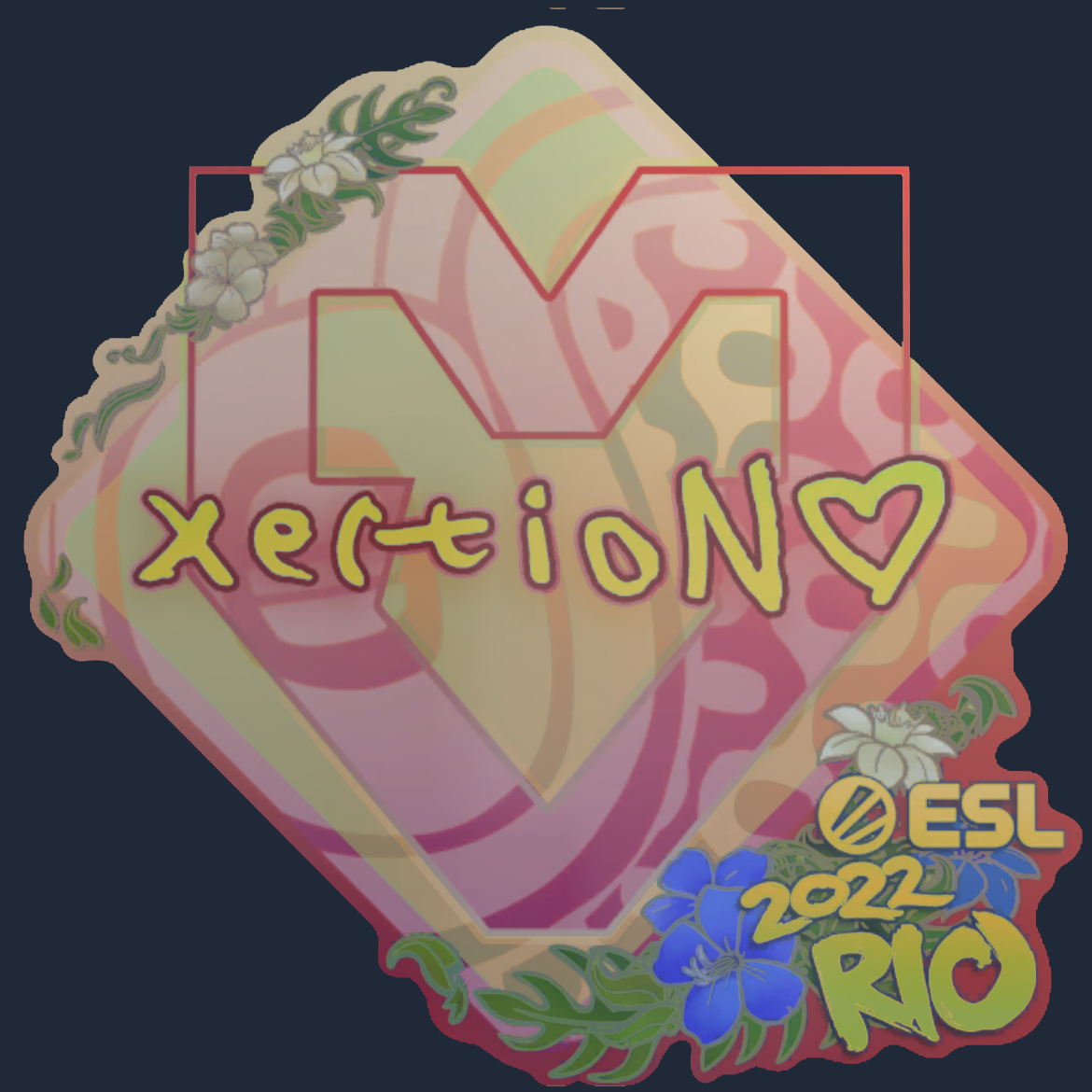 Sticker | xertioN (Holo) | Rio 2022 Screenshot