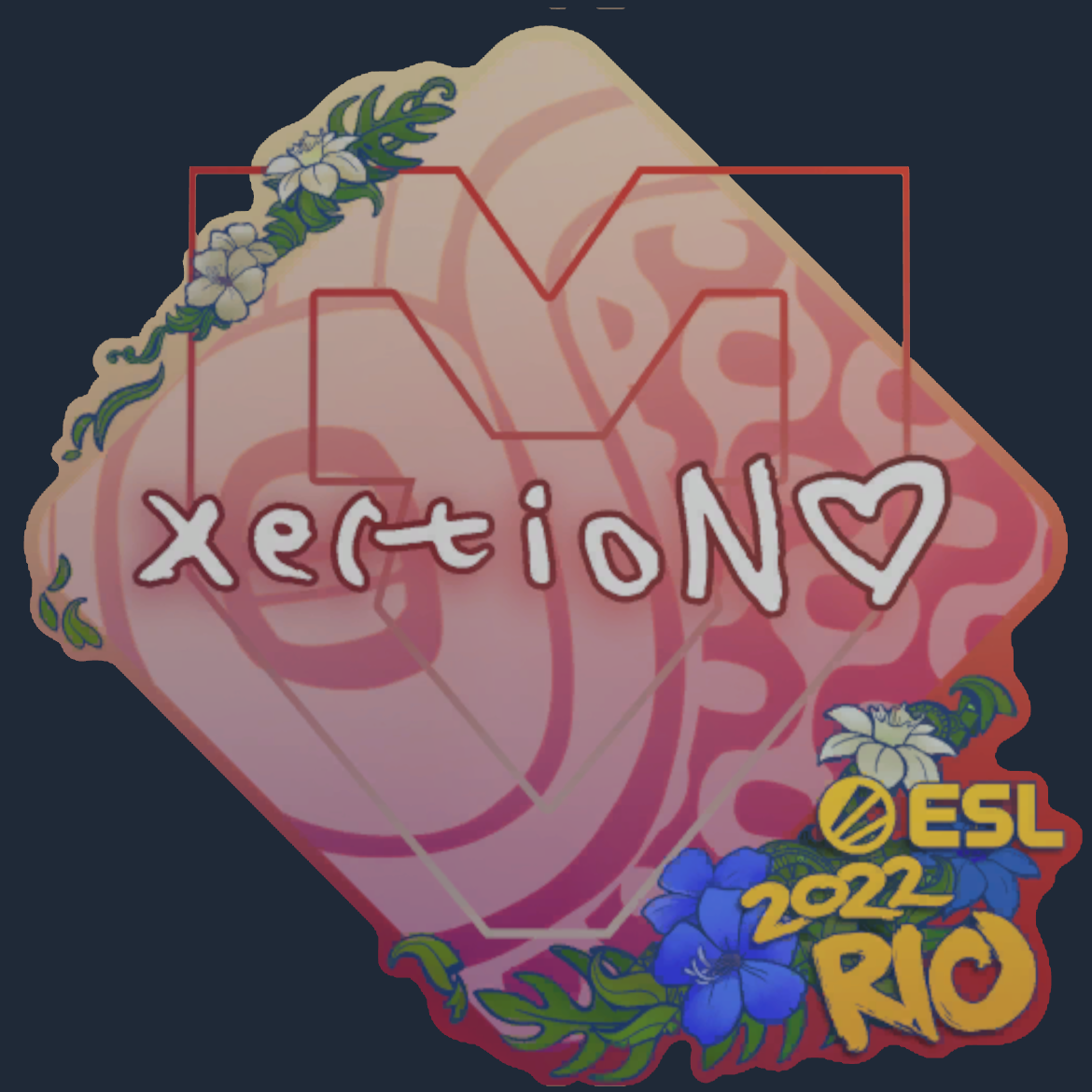 Sticker | xertioN | Rio 2022 Screenshot