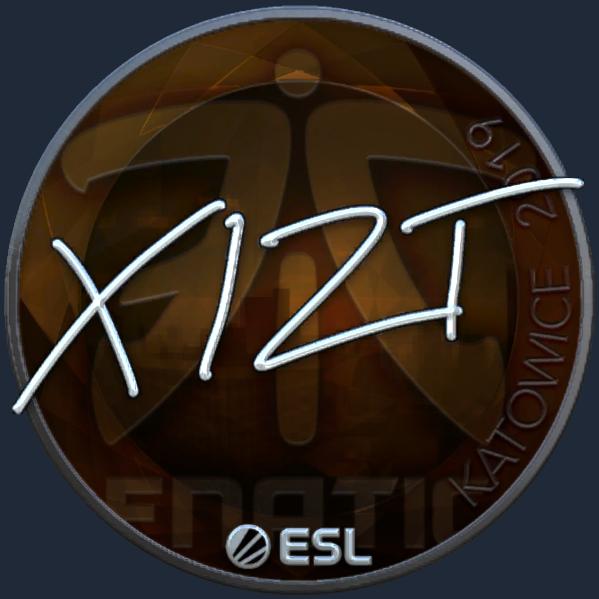 Sticker | Xizt (Foil) | Katowice 2019 Screenshot