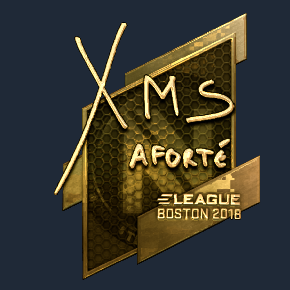 Sticker | xms (Gold) | Boston 2018 Screenshot