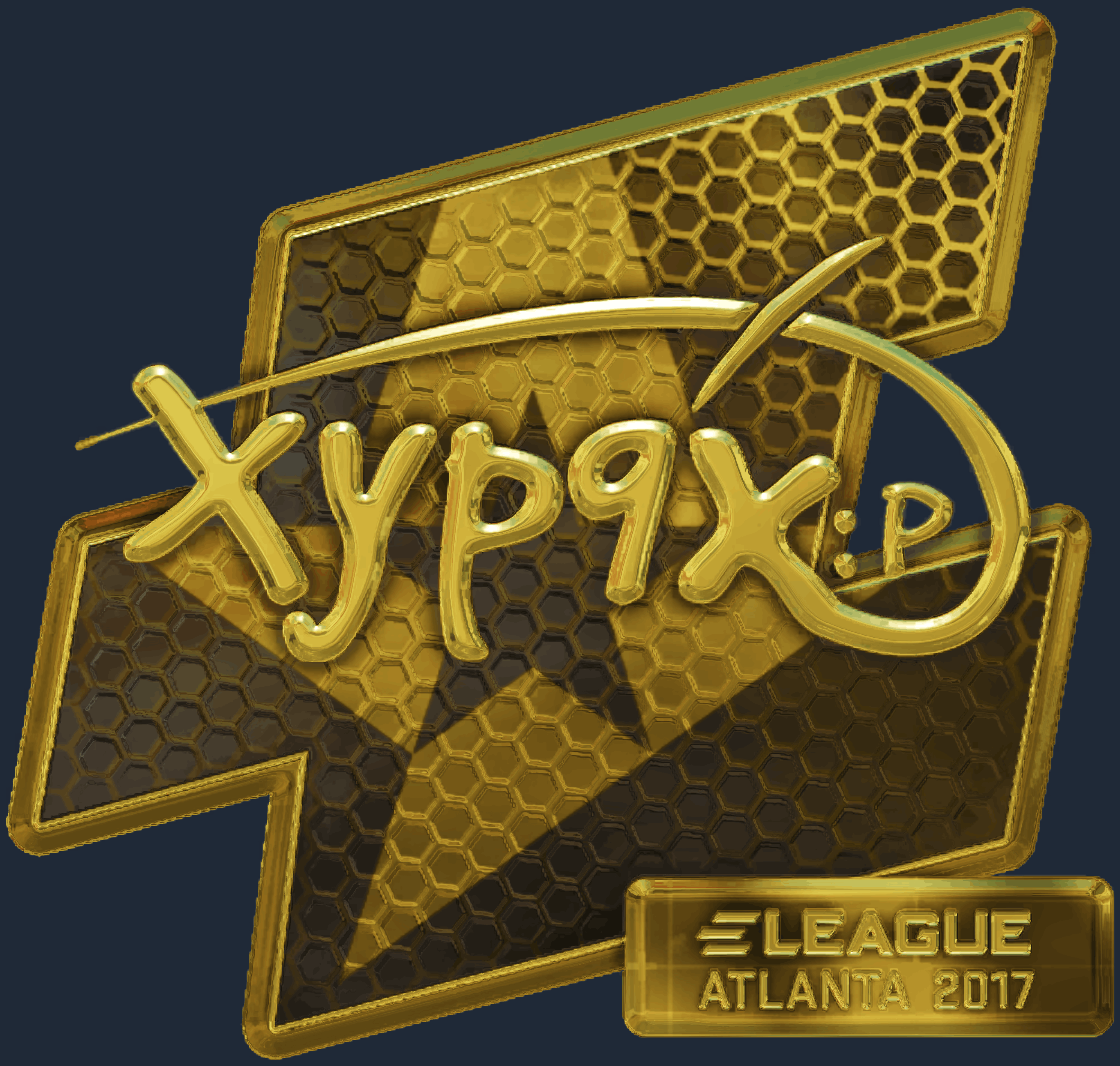 Sticker | Xyp9x (Gold) | Atlanta 2017 Screenshot