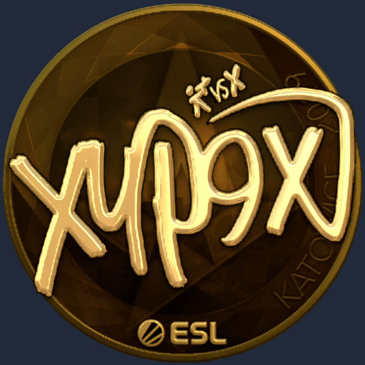 Sticker | Xyp9x (Gold) | Katowice 2019 Screenshot