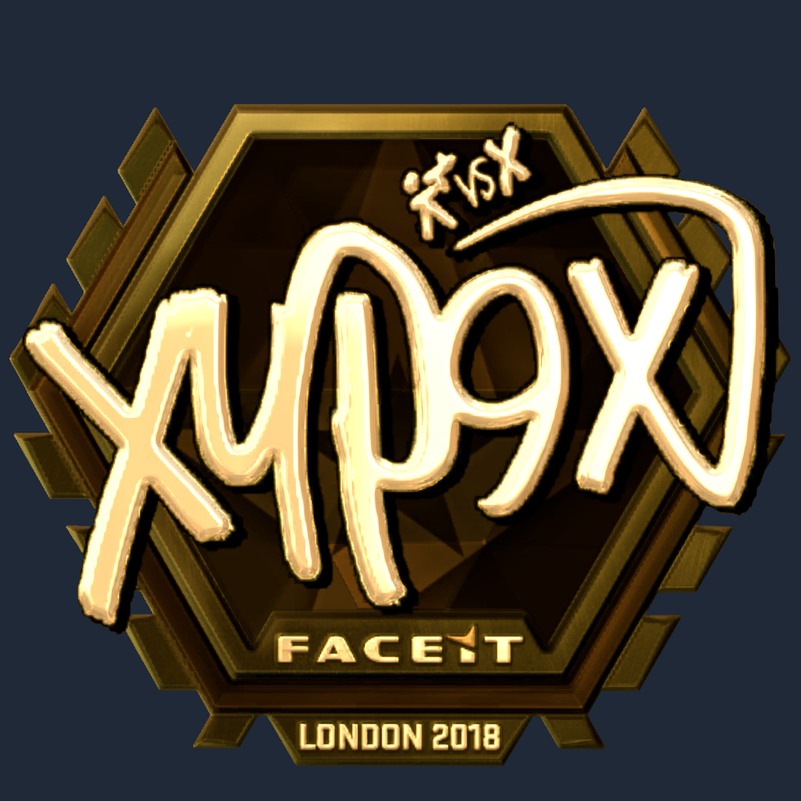 Sticker | Xyp9x (Gold) | London 2018 Screenshot
