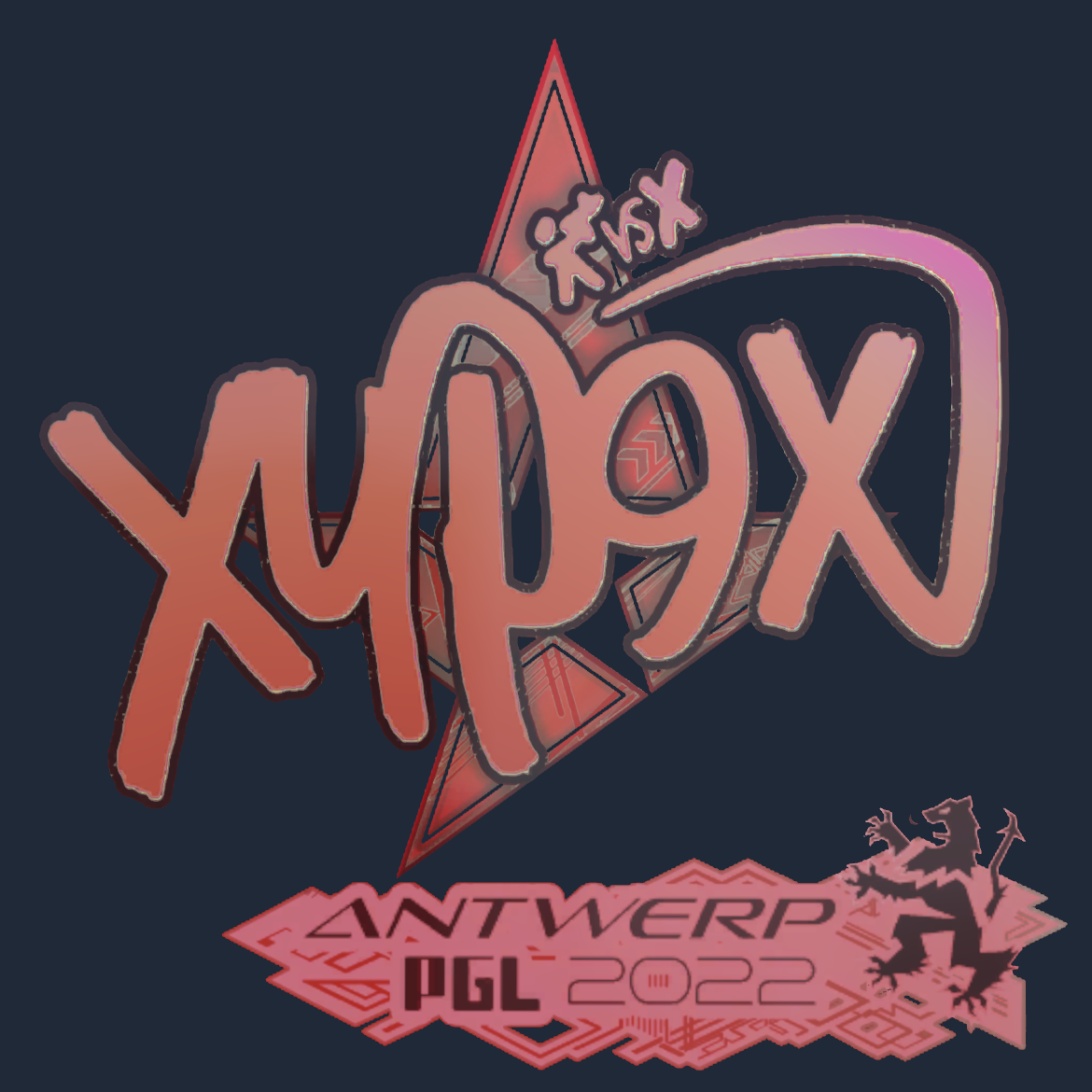 Sticker | Xyp9x (Holo) | Antwerp 2022 Screenshot