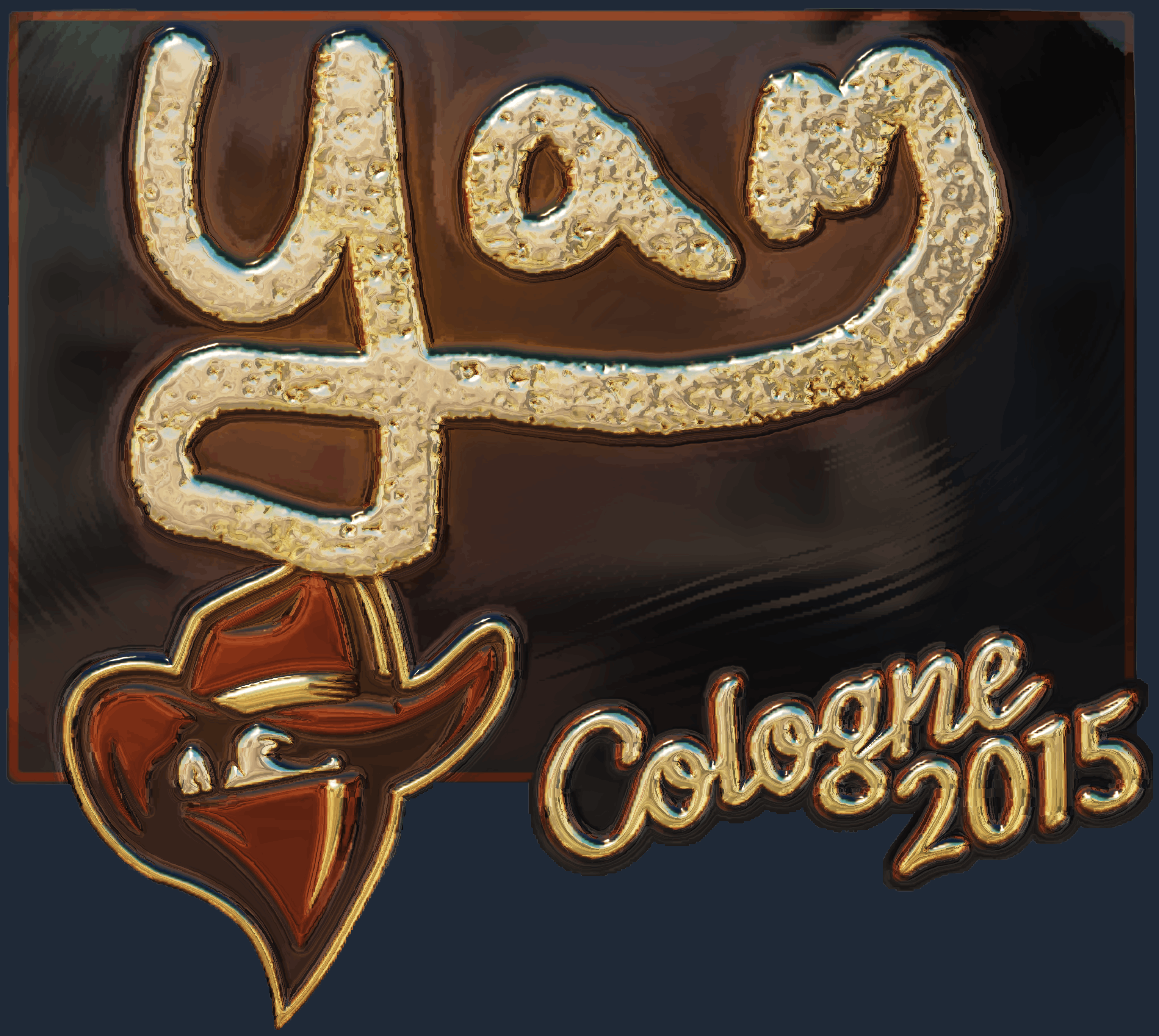Sticker | yam (Gold) | Cologne 2015 Screenshot
