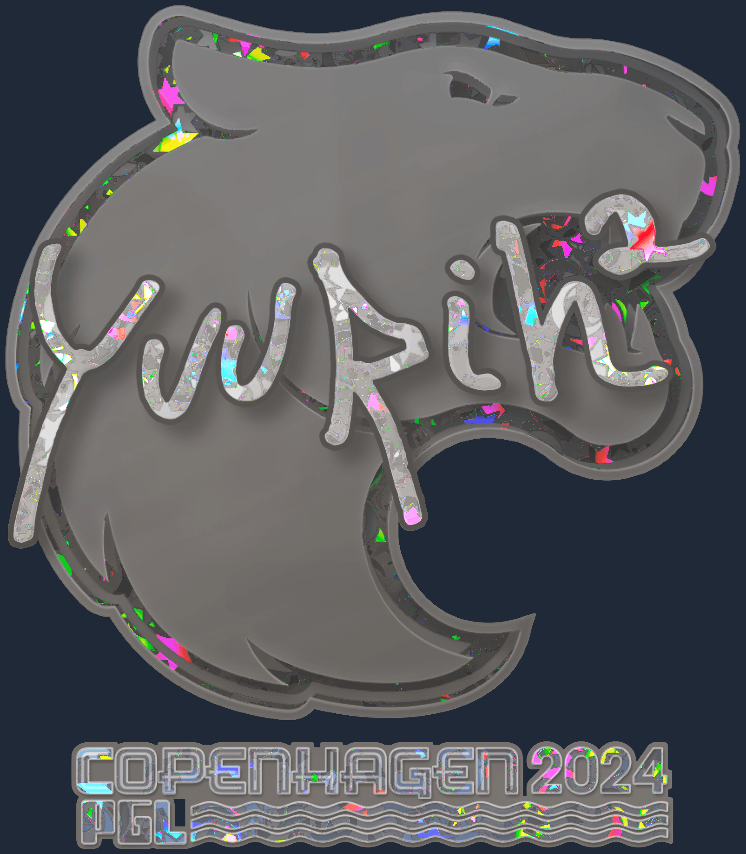 Sticker | yuurih (Glitter) | Copenhagen 2024 Screenshot