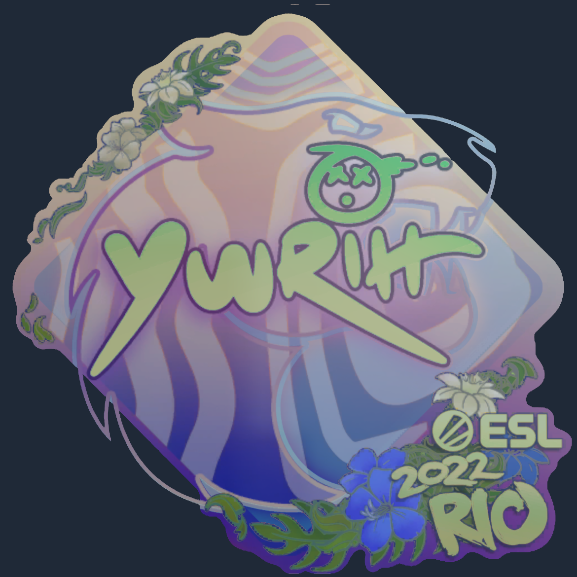Sticker | yuurih (Holo) | Rio 2022 Screenshot