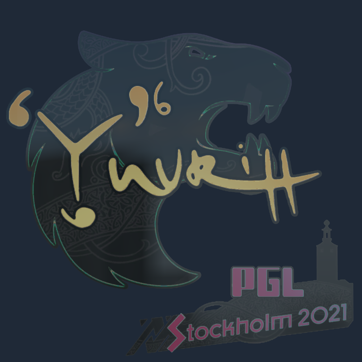 Sticker | yuurih (Holo) | Stockholm 2021 Screenshot