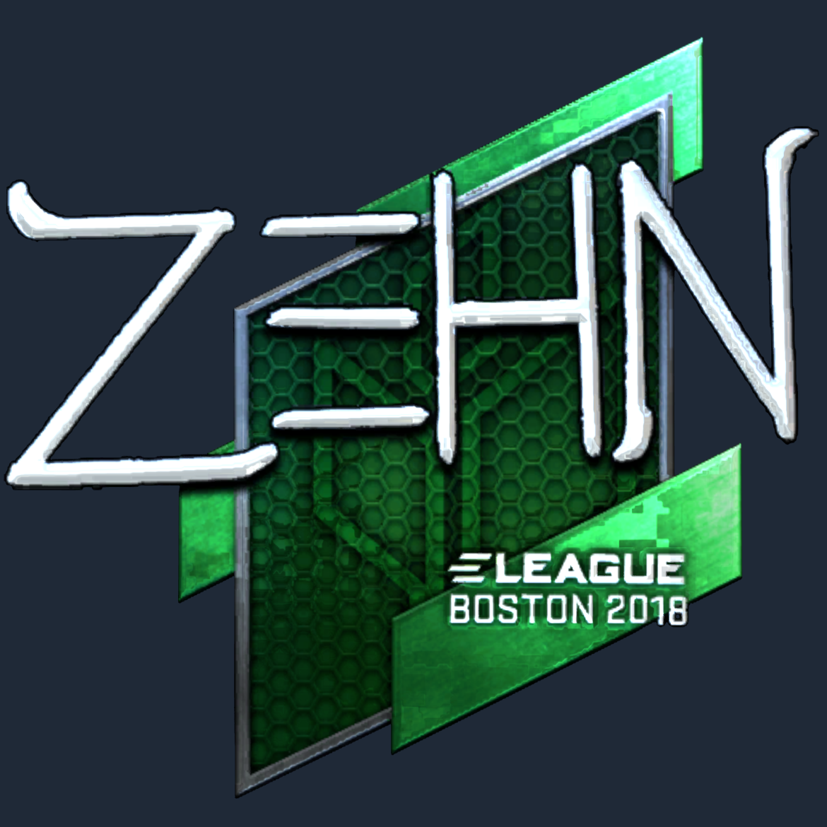 Sticker | zehN (Foil) | Boston 2018 Screenshot