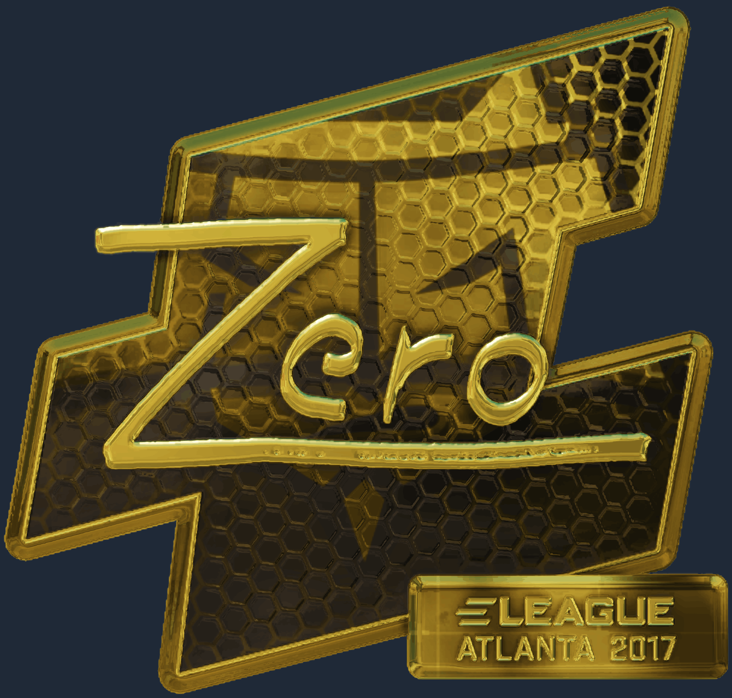 Sticker | Zero (Gold) | Atlanta 2017 Screenshot