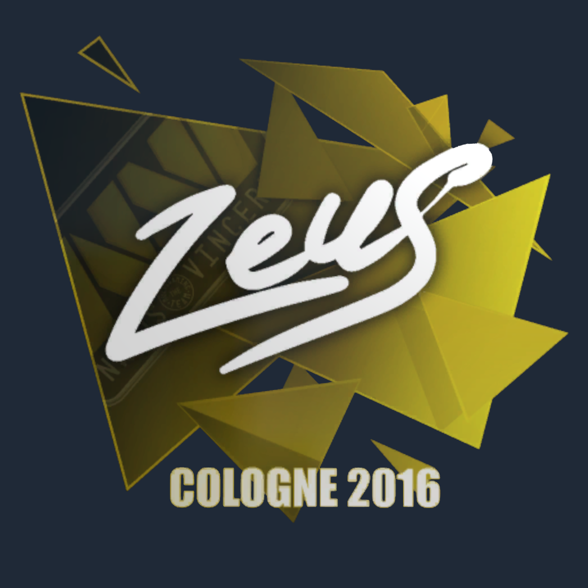 Sticker | Zeus | Cologne 2016 Screenshot